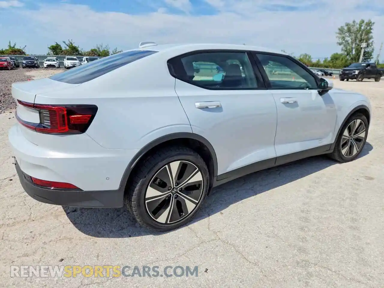 3 fotografías del automóvil dañado YSMEG3KA8PL156390 POLESTAR 2 2023