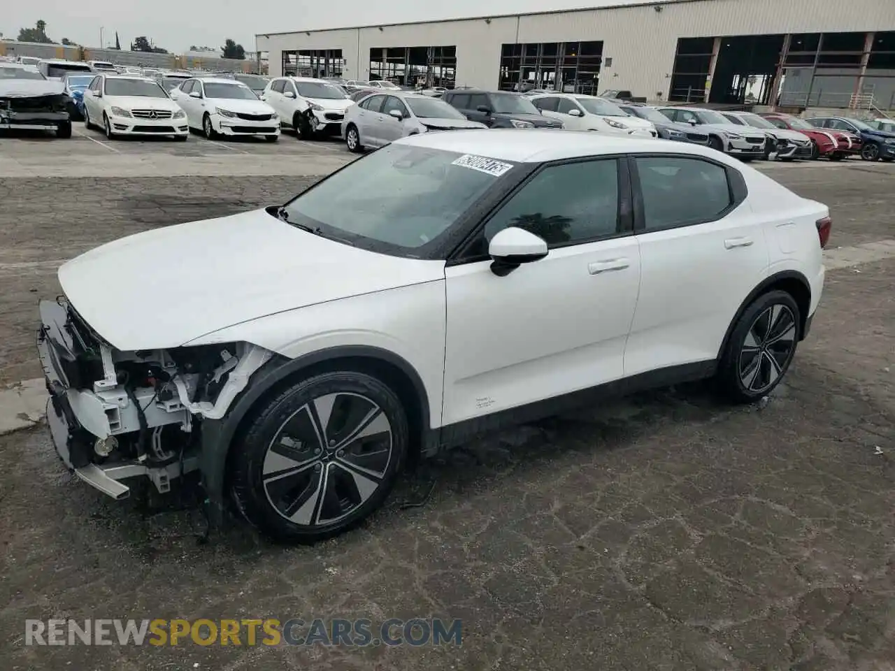 1 Photograph of a damaged car YSMEG3KA9PL159962 POLESTAR 2 2023