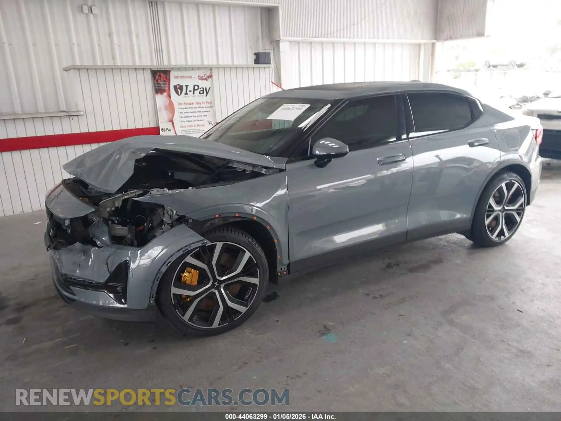 2 Photograph of a damaged car YSMET3KA0PL126361 POLESTAR 2 2023