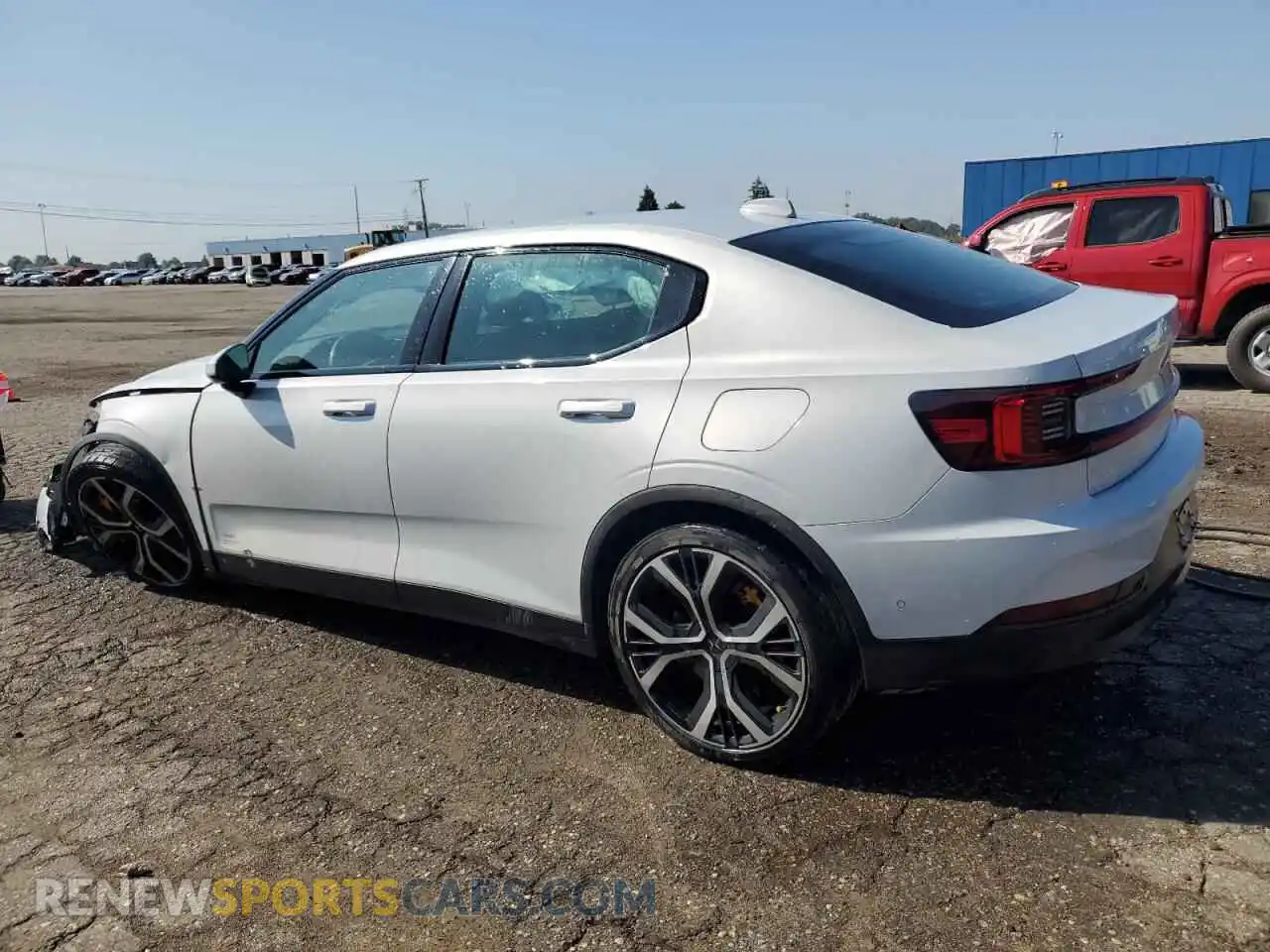 2 Photograph of a damaged car YSMET3KA3PL129058 POLESTAR 2 2023