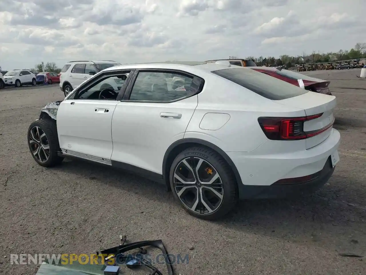 2 Photograph of a damaged car YSMET3KA4PL133748 POLESTAR 2 2023
