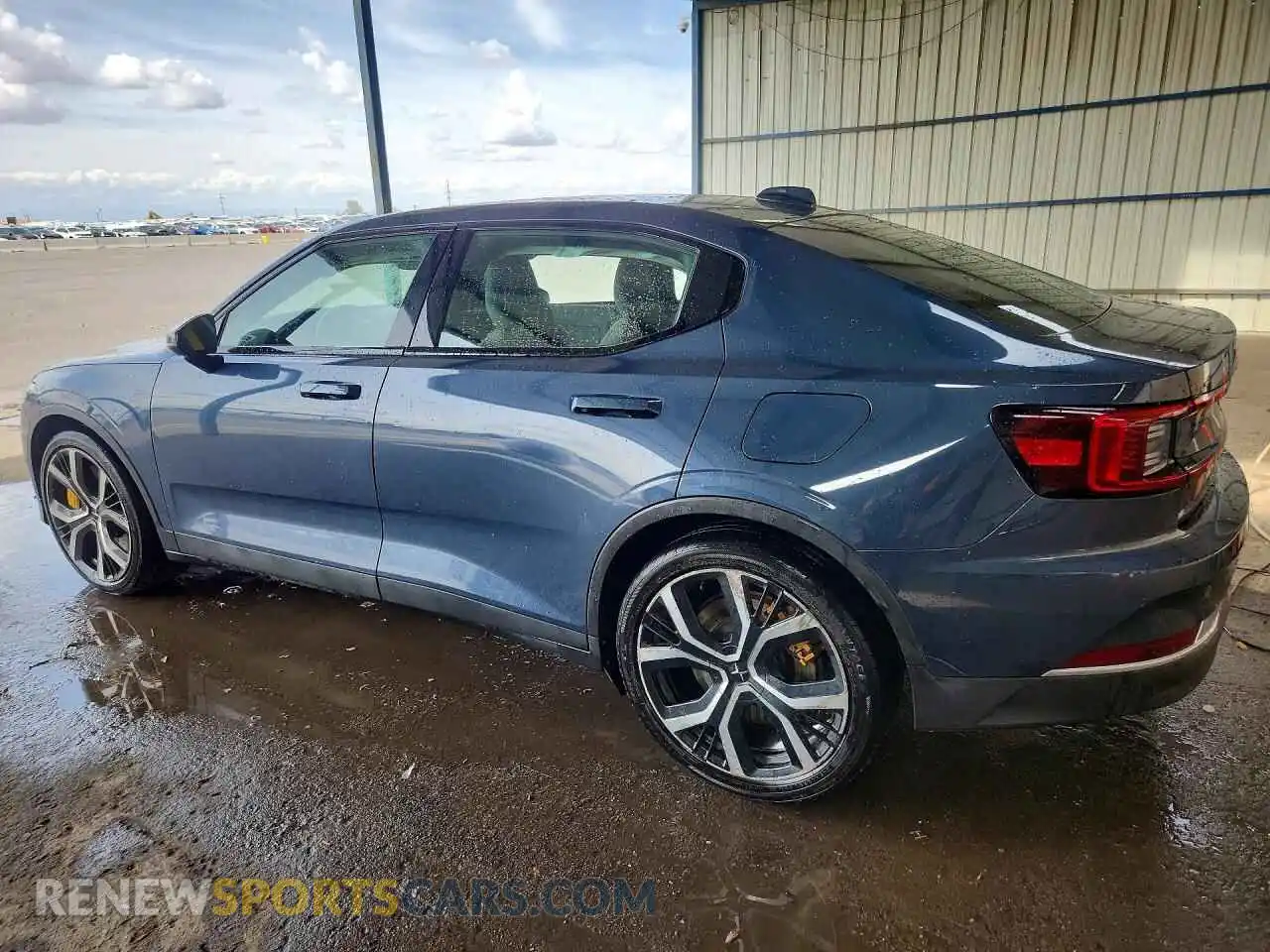 2 fotografías del automóvil dañado YSMET3KAXPL126559 POLESTAR 2 2023