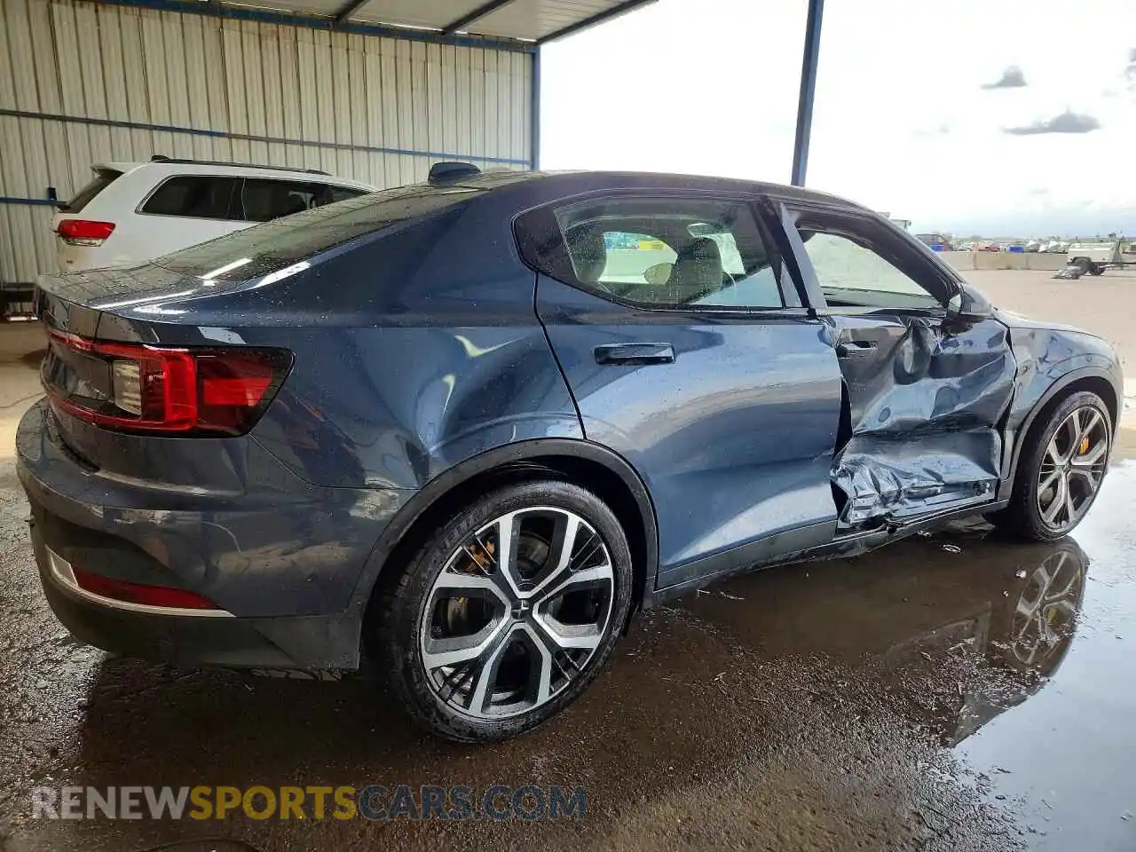 3 fotografías del automóvil dañado YSMET3KAXPL126559 POLESTAR 2 2023