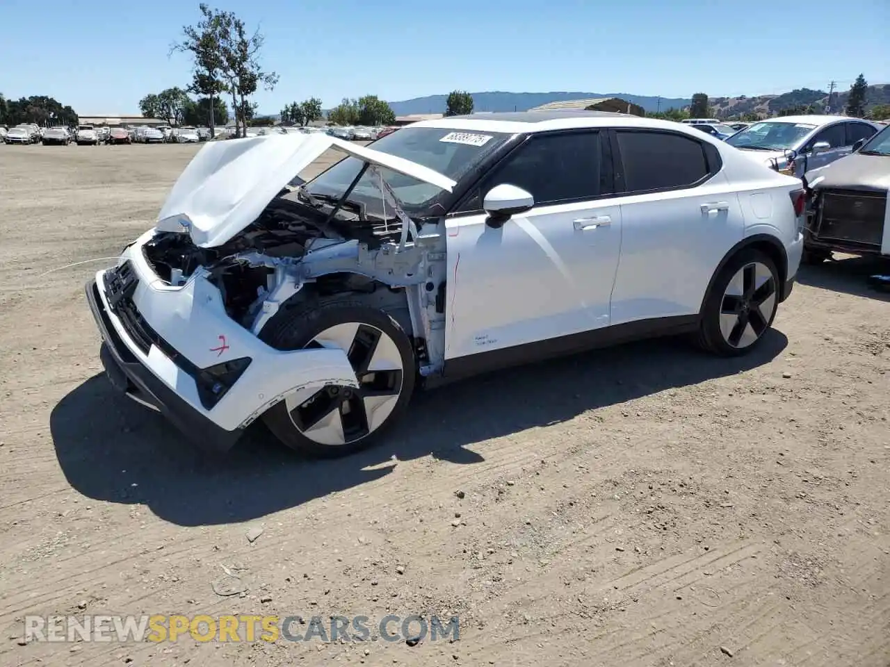 1 Photograph of a damaged car YSMFD3KA5RL225830 POLESTAR 2 2024
