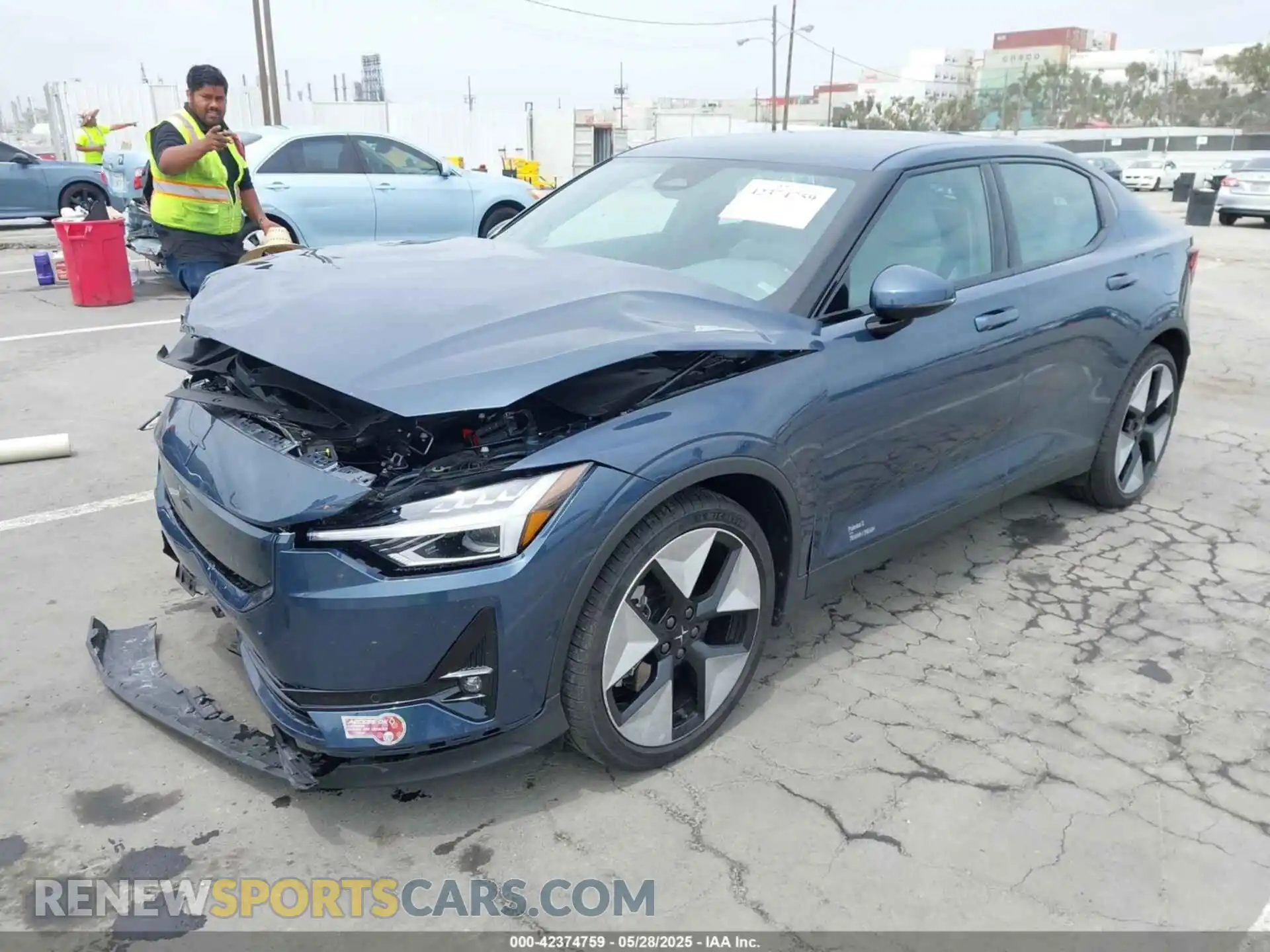 2 fotografías del automóvil dañado YSMFD3KA7RL238868 POLESTAR 2 2024