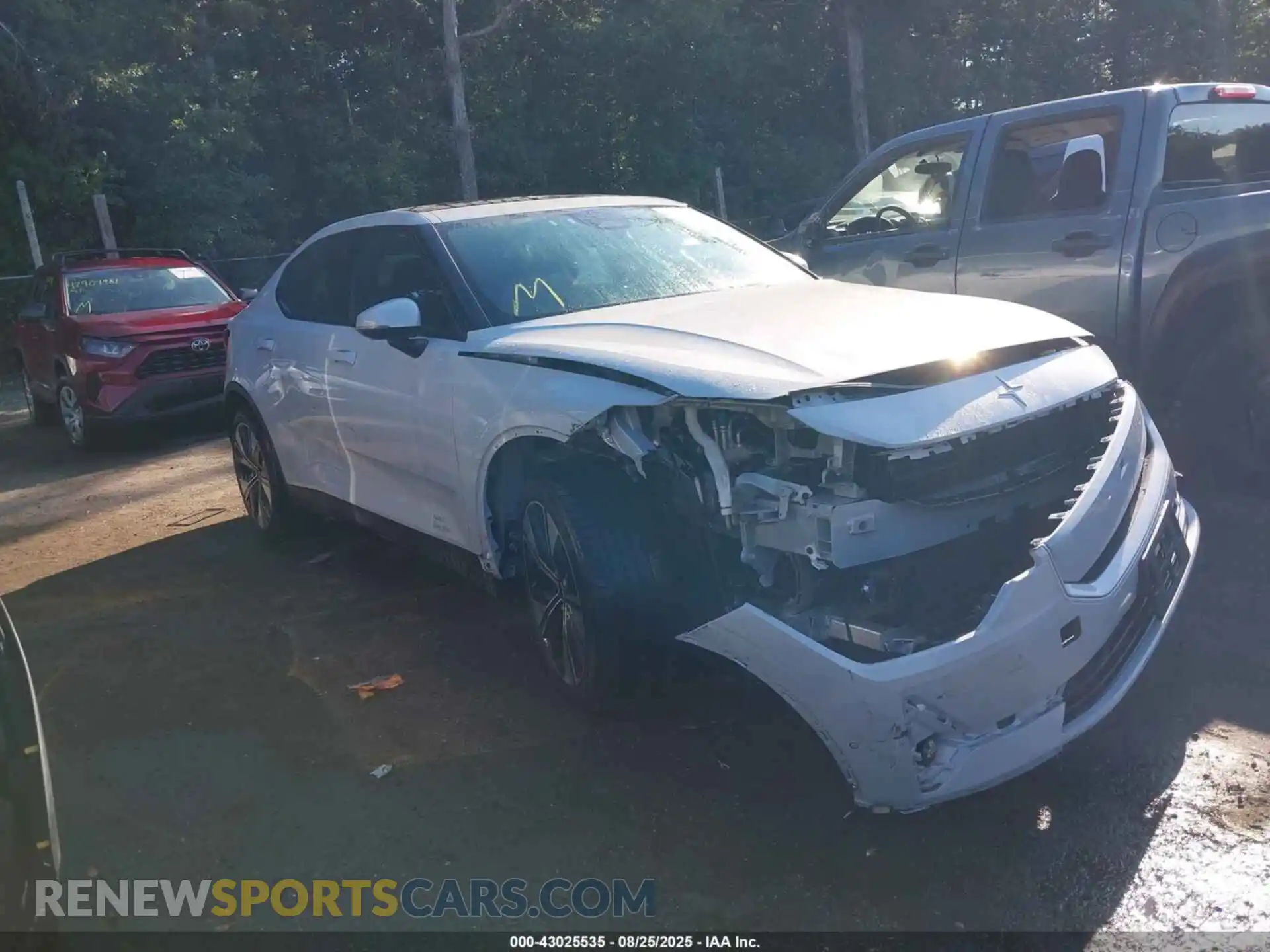 1 Photograph of a damaged car YSMFD3KA8RL225935 POLESTAR 2 2024