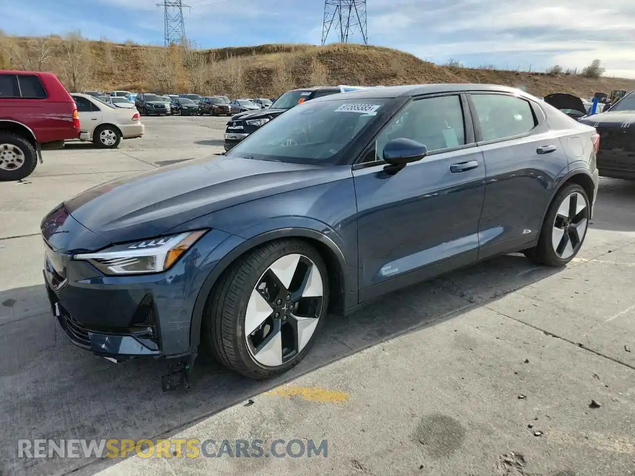1 Photograph of a damaged car YSMFD3KAXRL233051 POLESTAR 2 2024