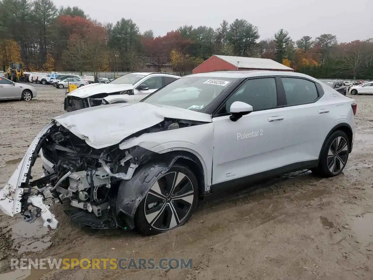 1 Photograph of a damaged car YSMFE3KA4RL215822 POLESTAR 2 2024