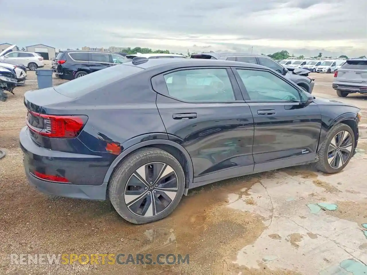 3 fotografías del automóvil dañado YSMFE3KA6RL213487 POLESTAR 2 2024