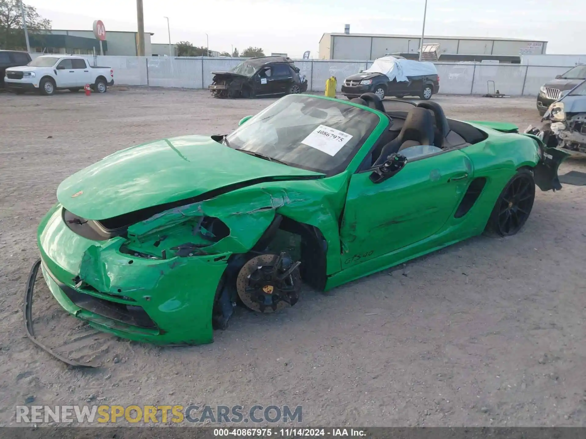 2 Photograph of a damaged car WP0CD2A88PS216243 PORSCHE 718 BOXSTER 2023