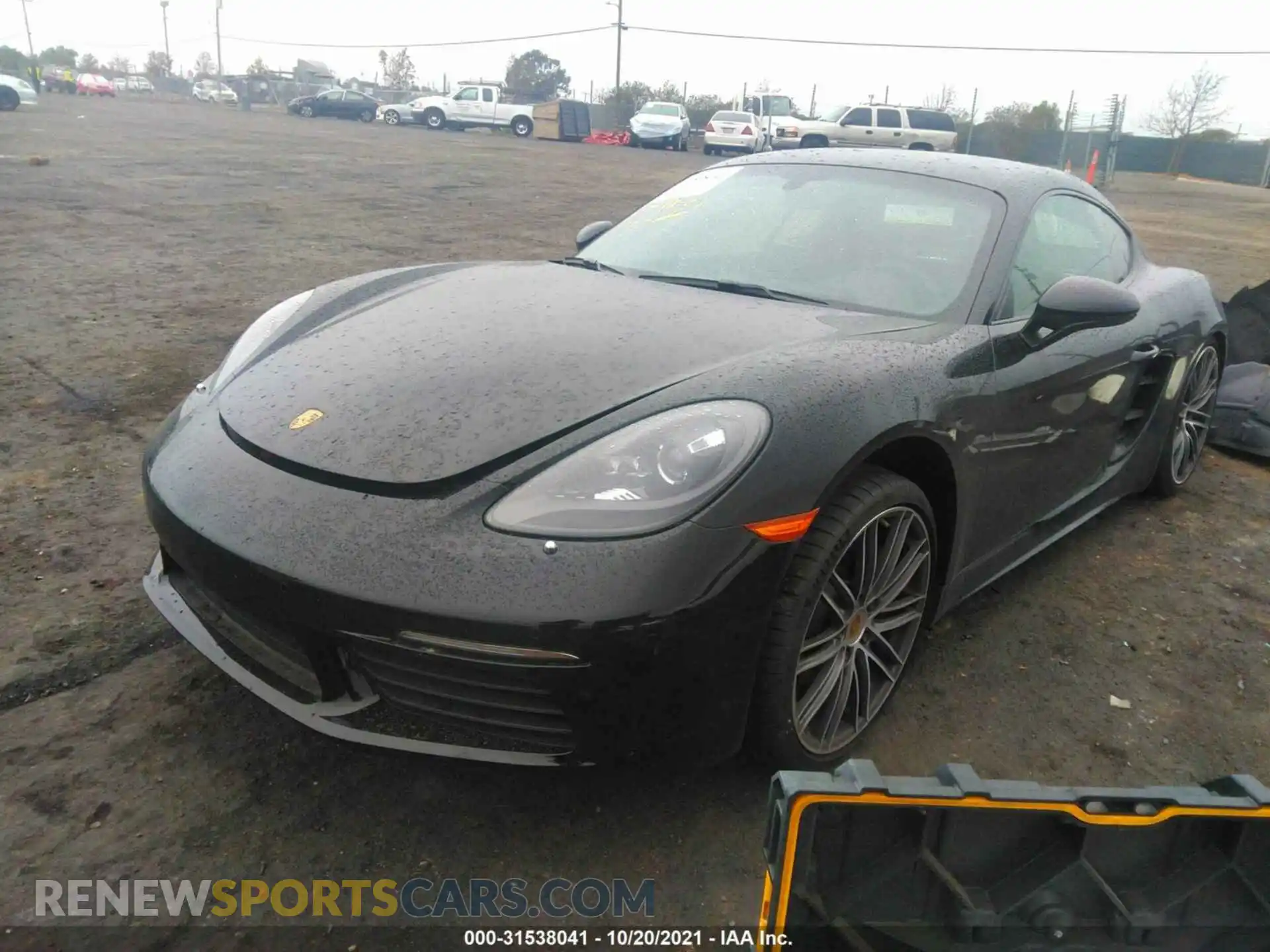 2 Photograph of a damaged car WP0AA2A81MS260208 PORSCHE 718 CAYMAN 2021