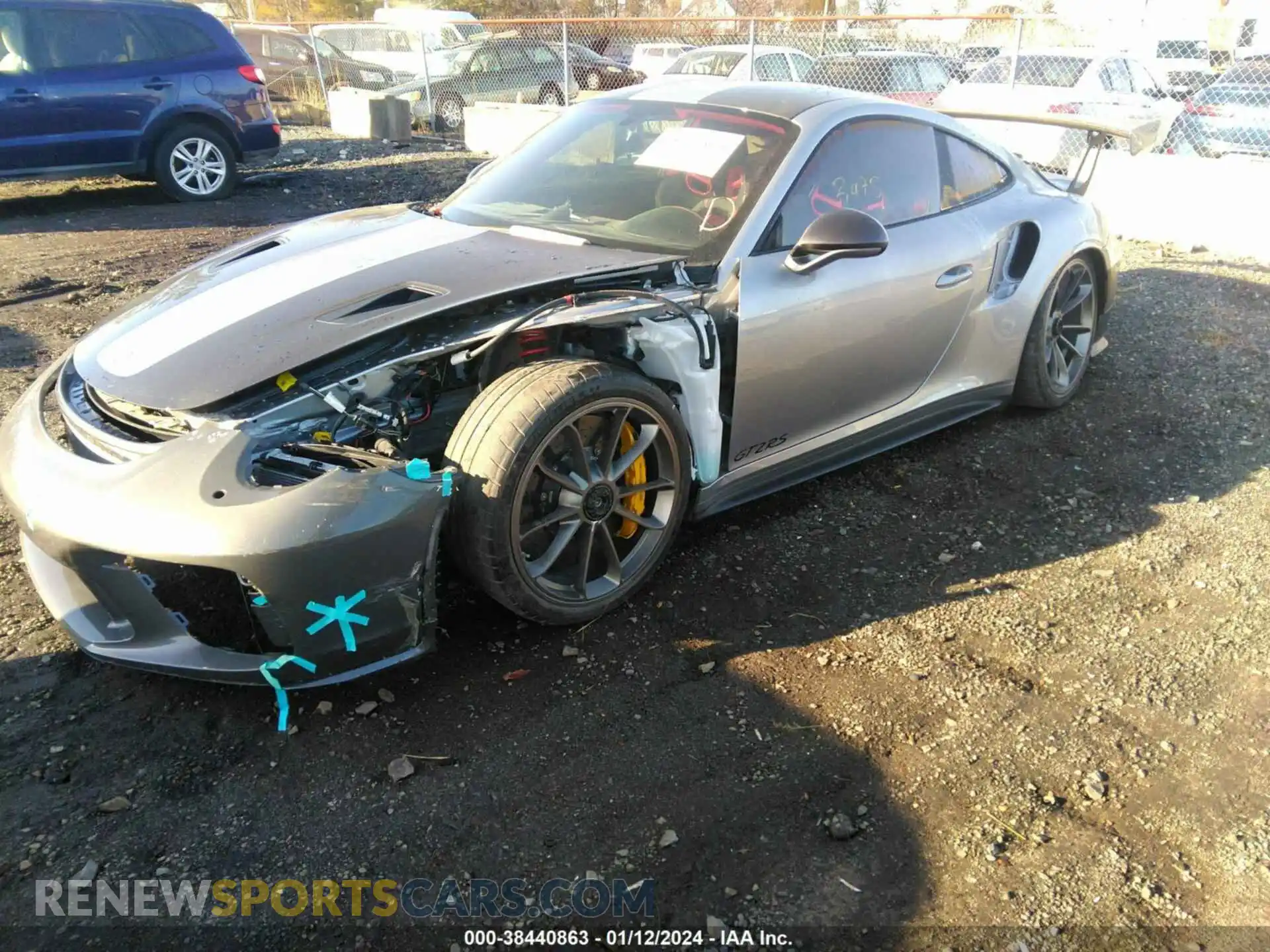 2 Photograph of a damaged car WP0AE2A93JS185228 PORSCHE 911 2018
