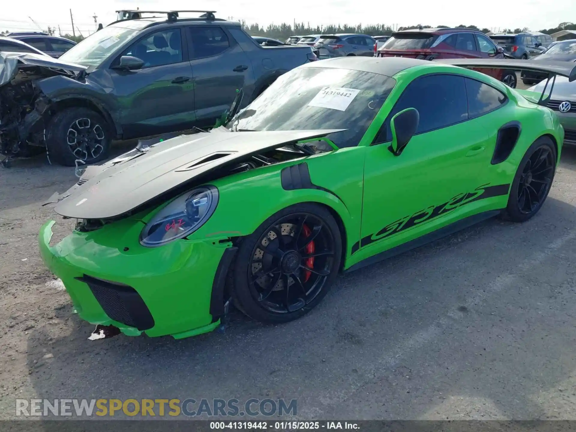 2 Photograph of a damaged car WP0AF2A94KS164340 PORSCHE 911 2019