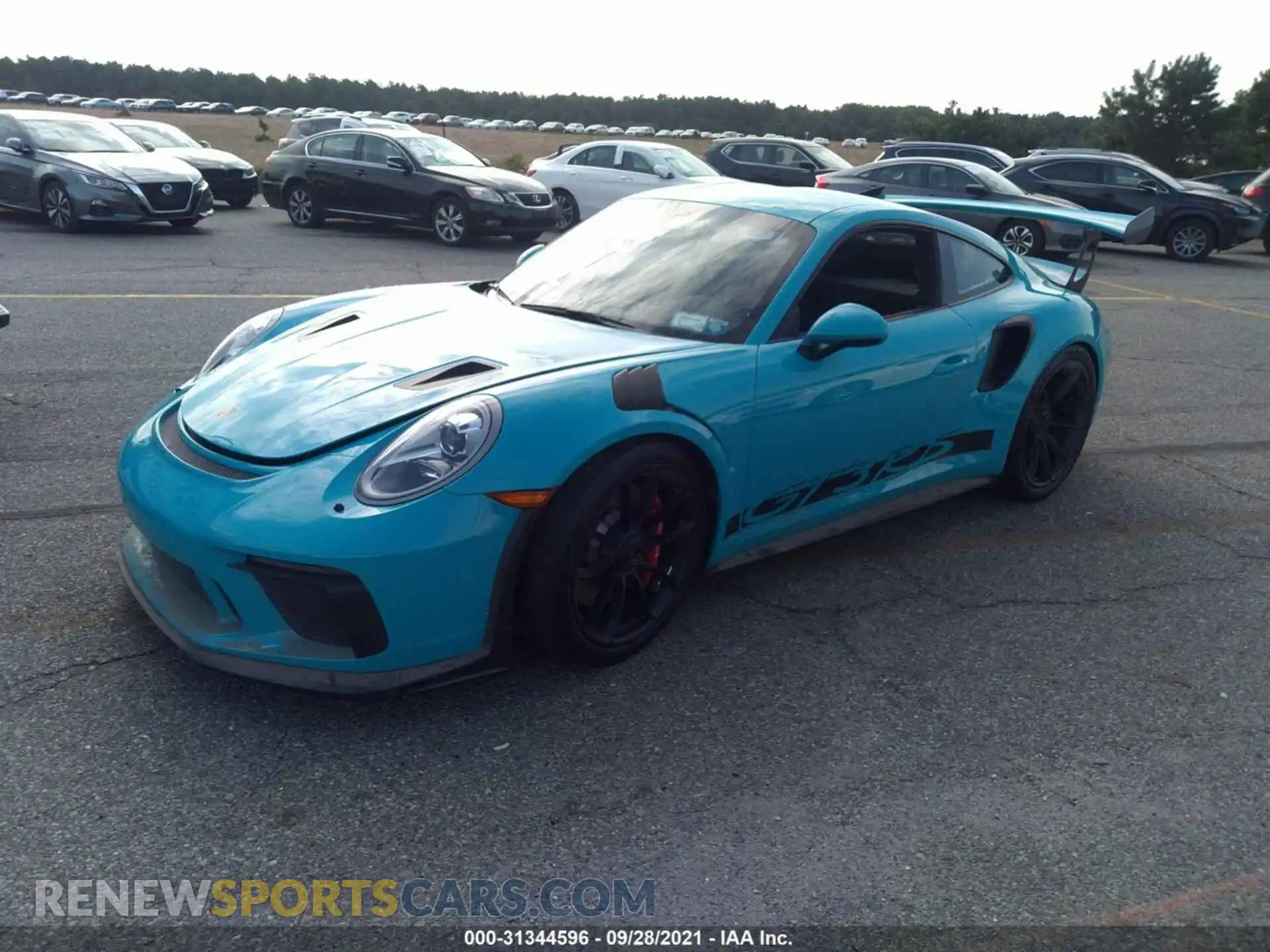 2 fotografías del automóvil dañado WP0AF2A95KS165237 PORSCHE 911 2019