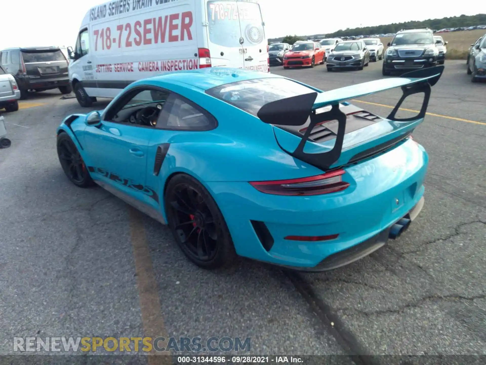 3 fotografías del automóvil dañado WP0AF2A95KS165237 PORSCHE 911 2019