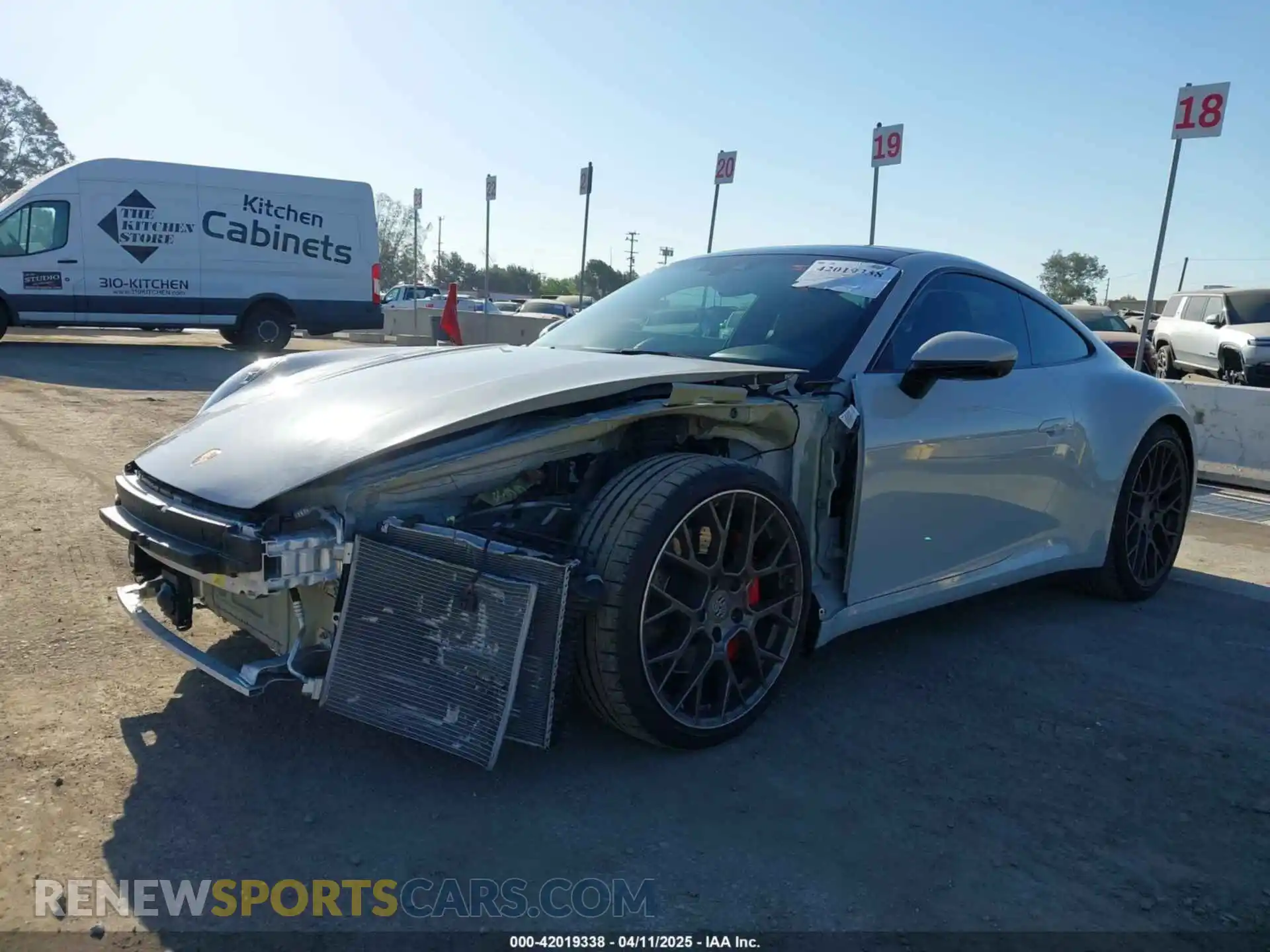 2 Photograph of a damaged car WP0AB2A90LS226443 PORSCHE 911 2020