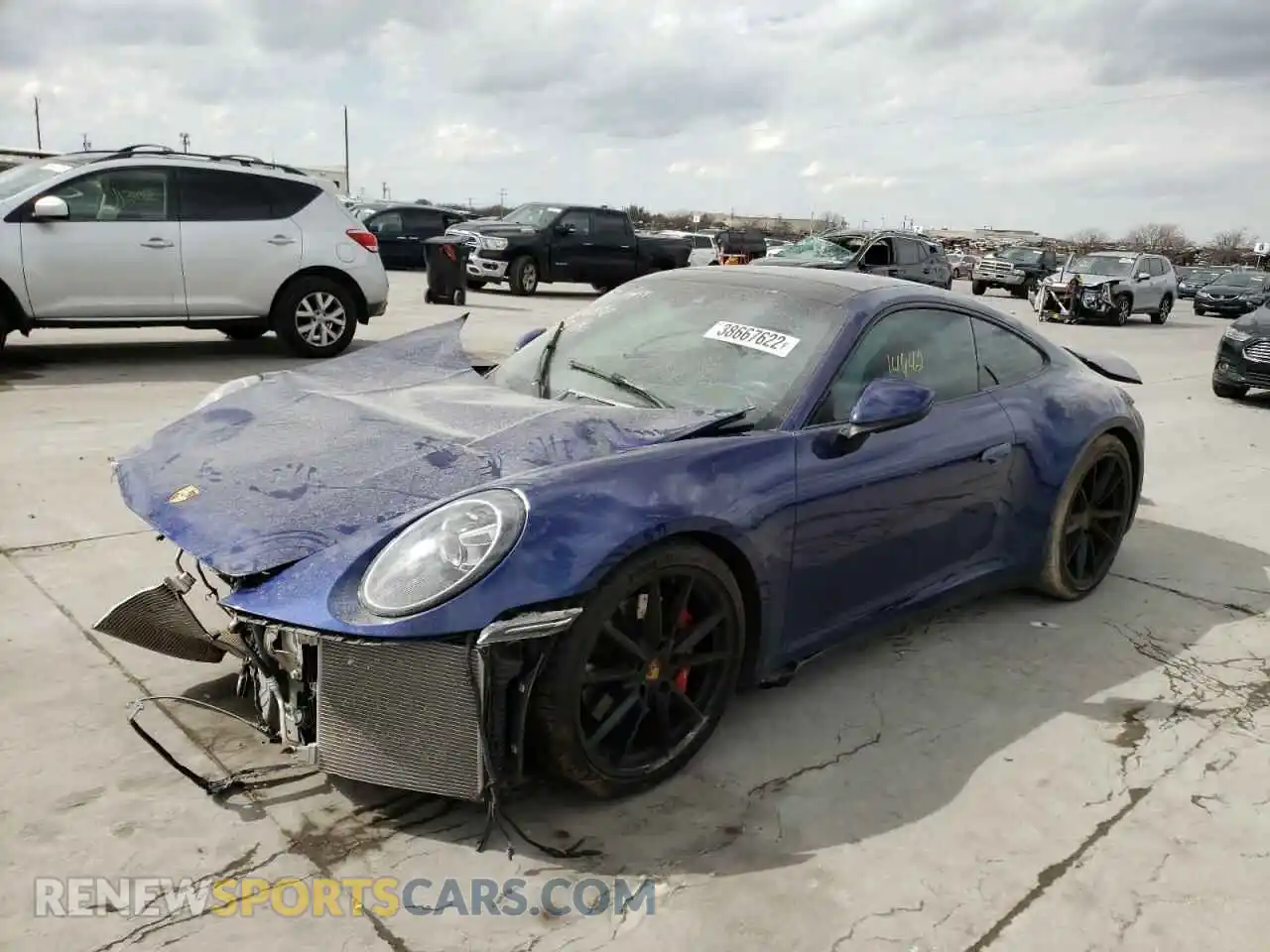 2 Photograph of a damaged car WP0AB2A94LS226509 PORSCHE 911 2020