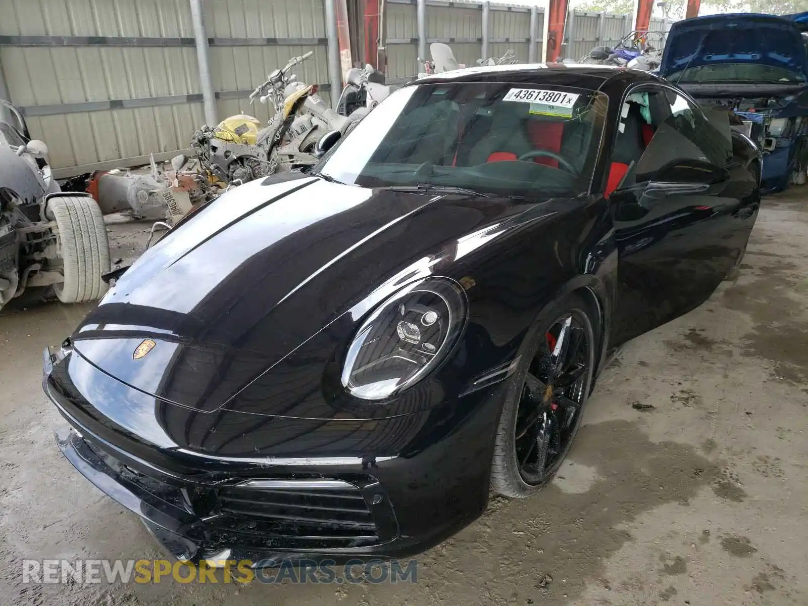 2 Photograph of a damaged car WP0AB2A96LS229864 PORSCHE 911 2020