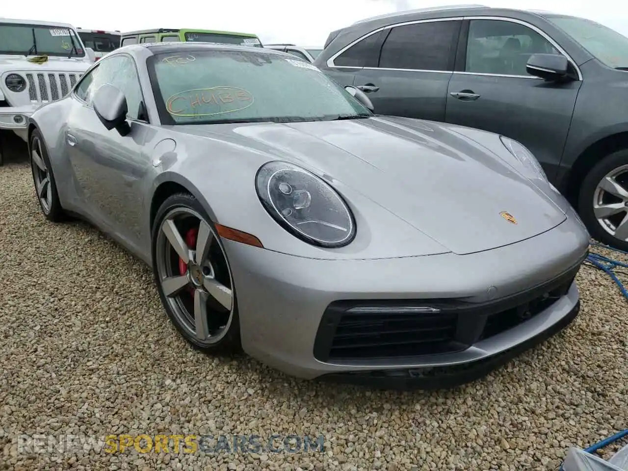1 Photograph of a damaged car WP0AB2A97LS225497 PORSCHE 911 2020