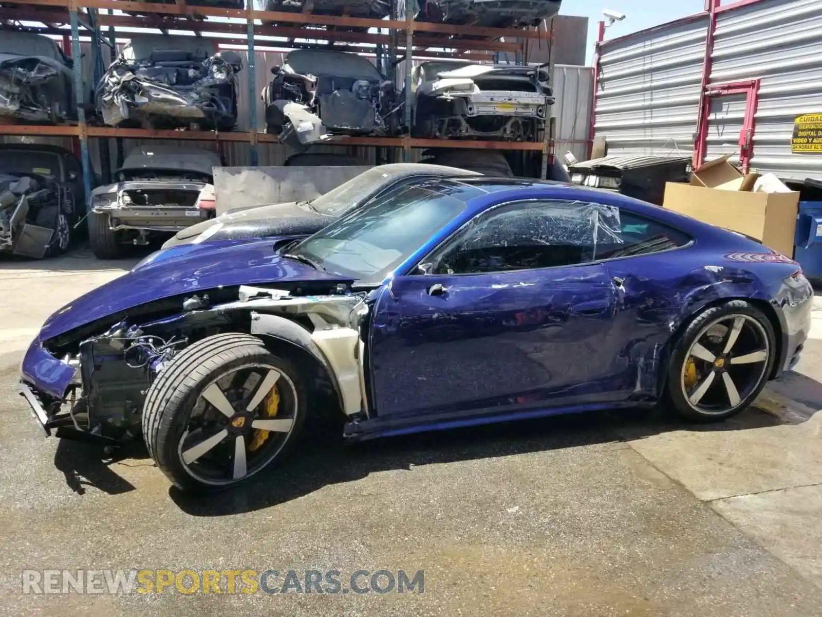 1 Photograph of a damaged car WP0AB2A97LS225578 PORSCHE 911 2020
