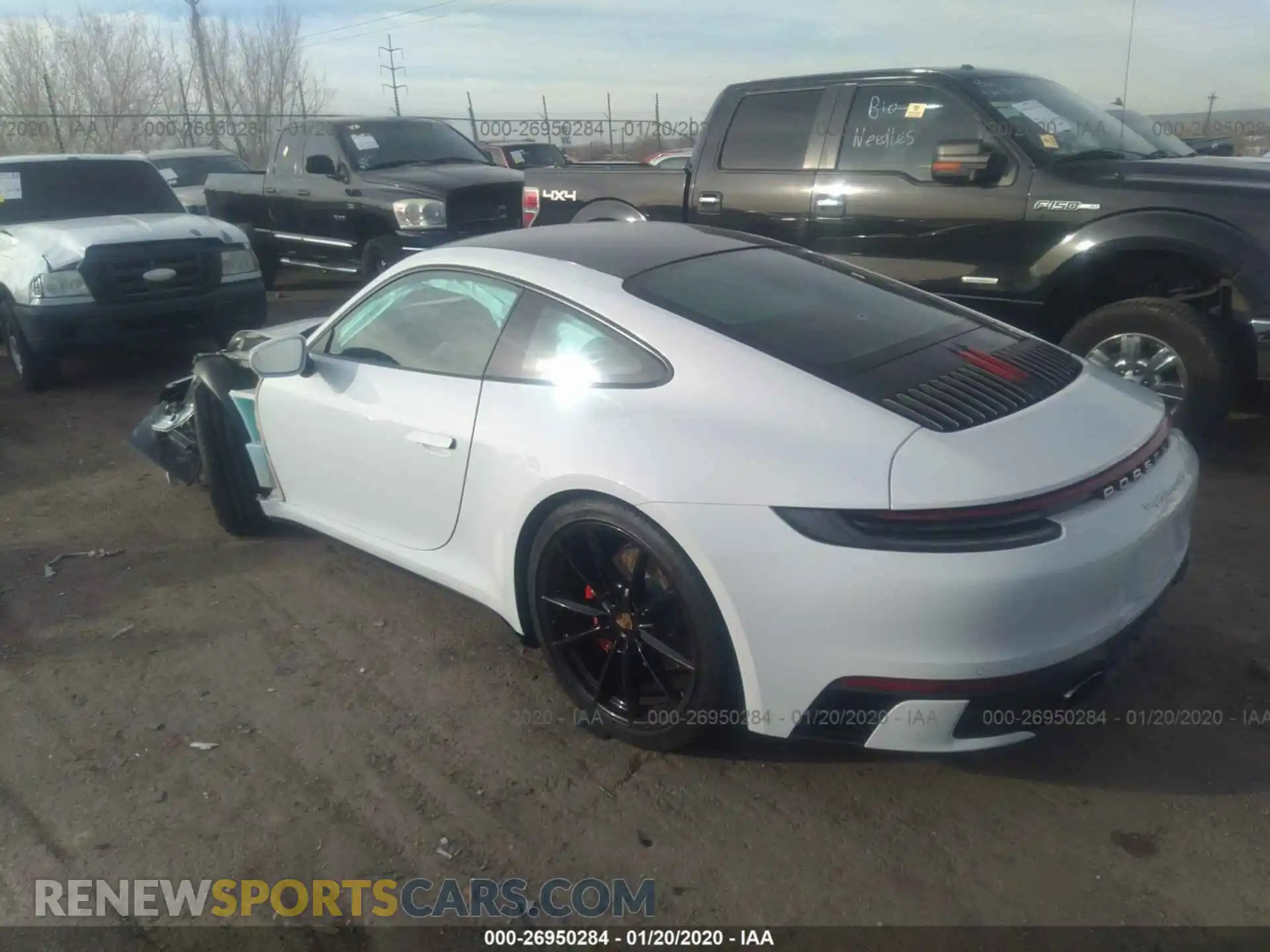 3 Photograph of a damaged car WP0AB2A98LS226416 PORSCHE 911 2020