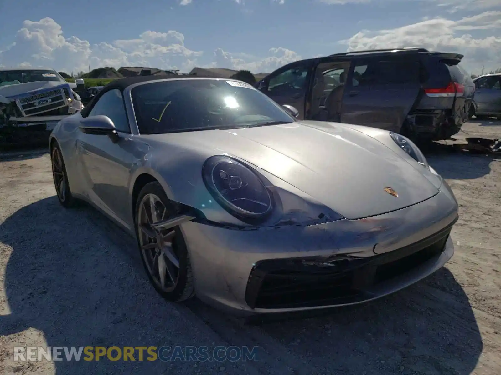 1 Photograph of a damaged car WP0CA2A9XLS251071 PORSCHE 911 2020