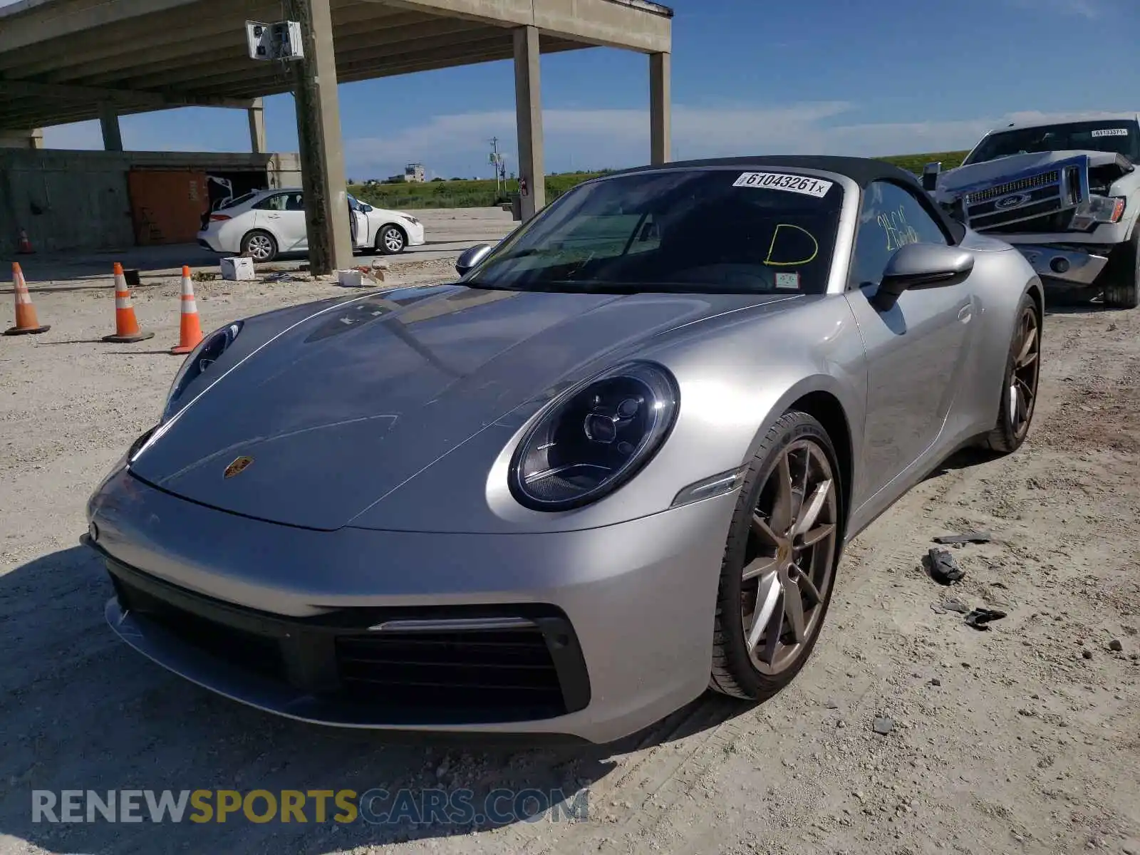 2 Photograph of a damaged car WP0CA2A9XLS251071 PORSCHE 911 2020