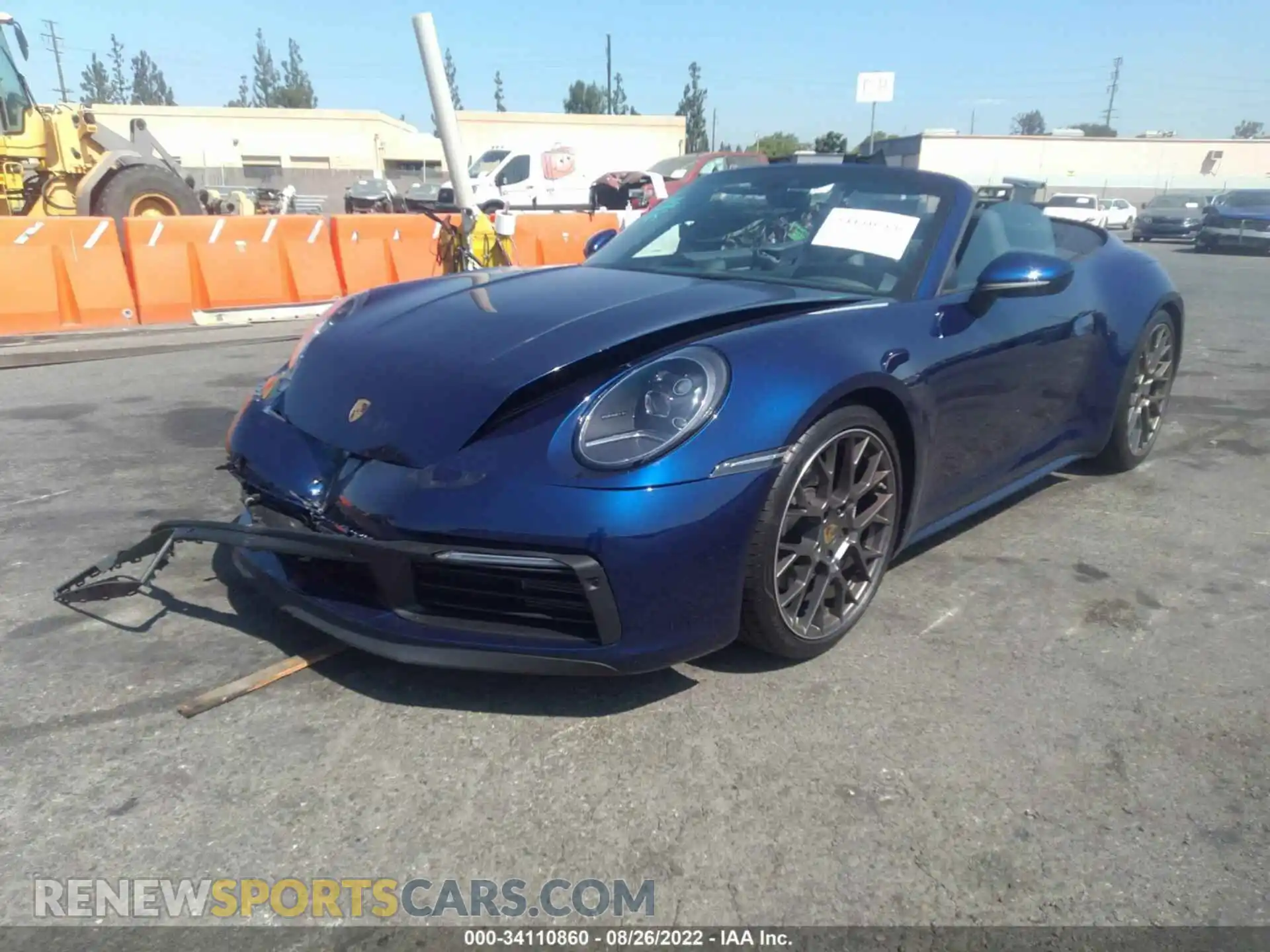 2 Photograph of a damaged car WP0CB2A93LS262815 PORSCHE 911 2020