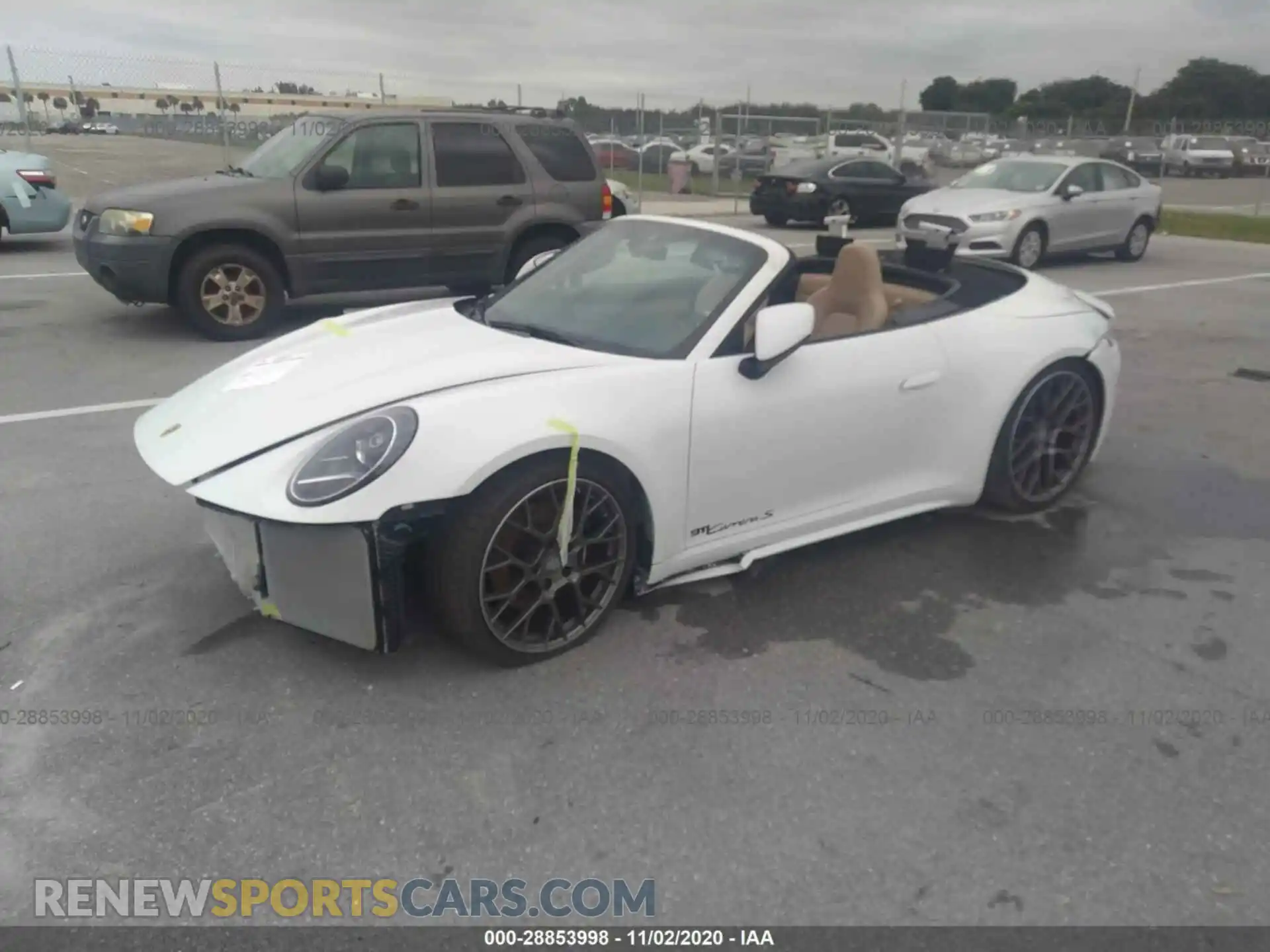 2 Photograph of a damaged car WP0CB2A96LS263022 PORSCHE 911 2020