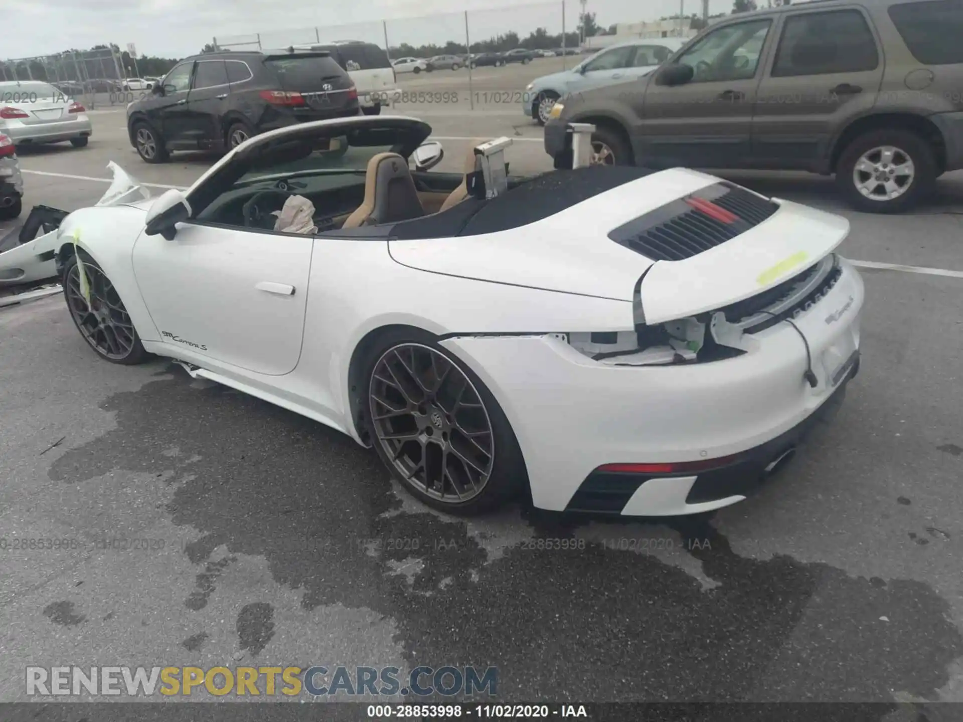 3 Photograph of a damaged car WP0CB2A96LS263022 PORSCHE 911 2020