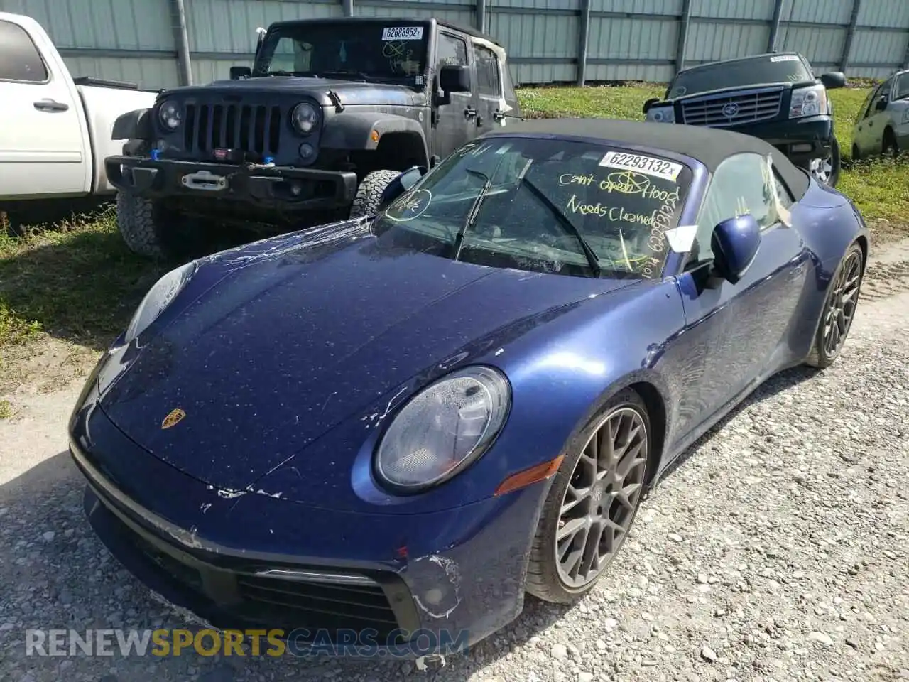 2 Photograph of a damaged car WP0CB2A99LS262415 PORSCHE 911 2020