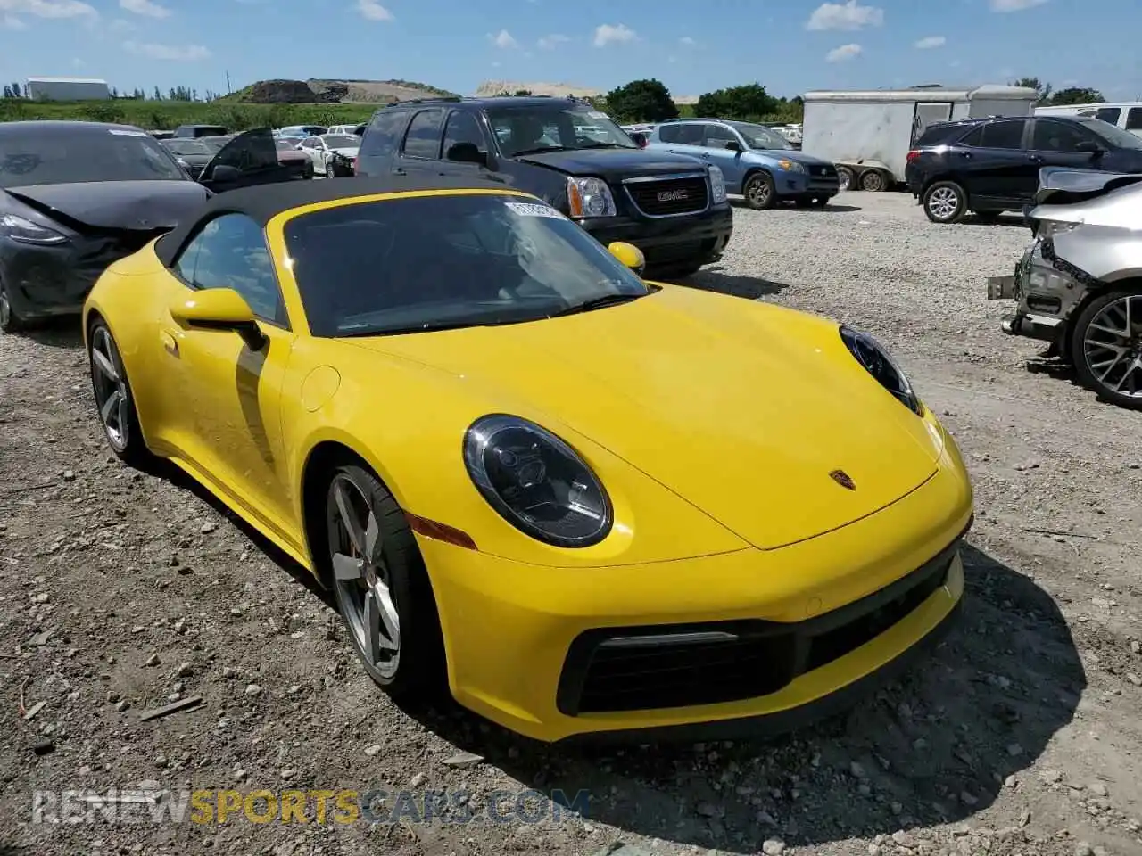 1 fotografías del automóvil dañado WP0CB2A9XLS264707 PORSCHE 911 2020