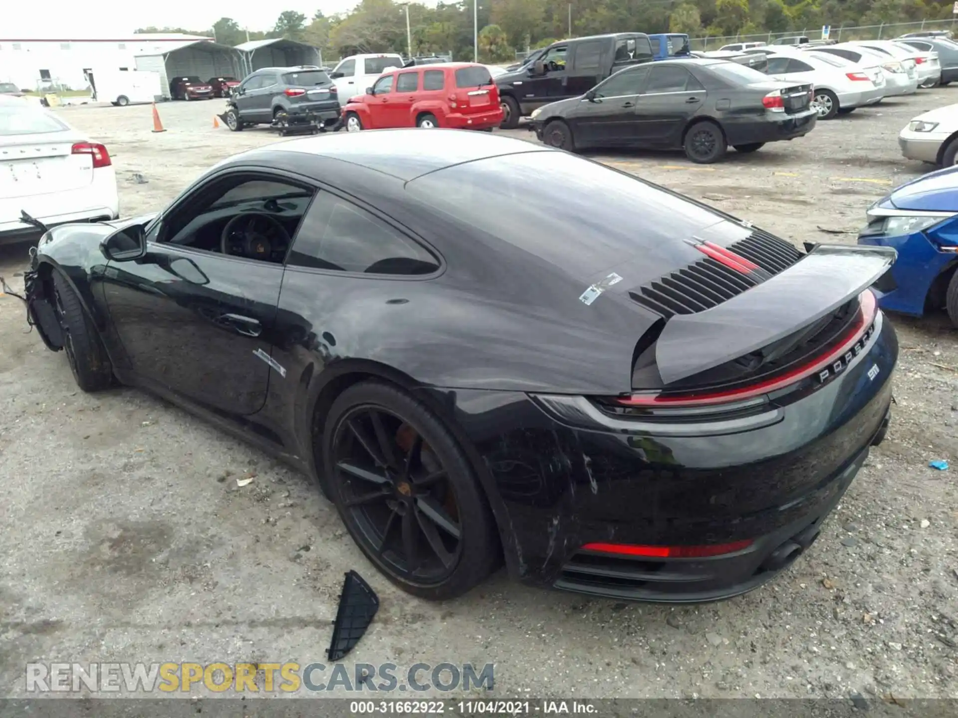 3 Photograph of a damaged car WP0AA2A93MS205266 PORSCHE 911 2021