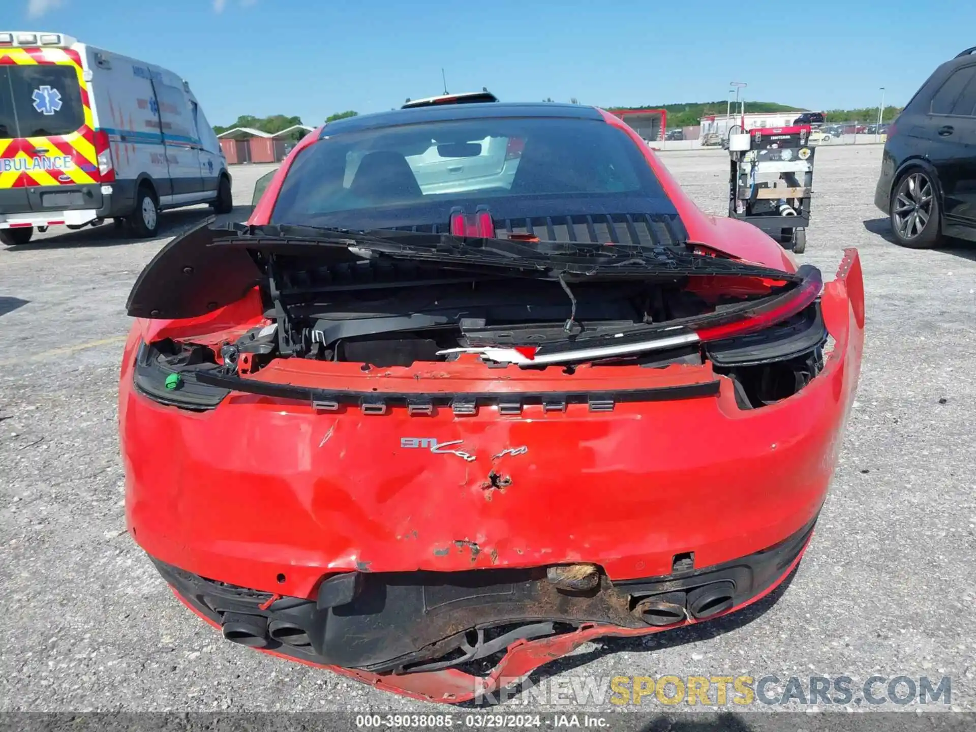 17 Photograph of a damaged car WP0AA2A94MS205941 PORSCHE 911 2021