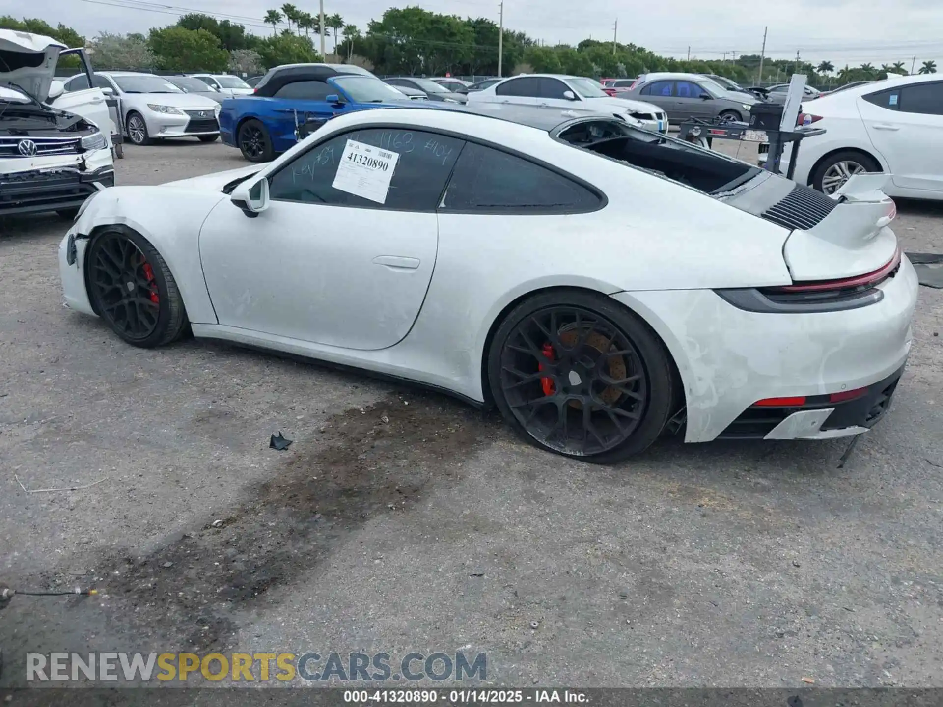 3 Photograph of a damaged car WP0AA2A95MS206533 PORSCHE 911 2021