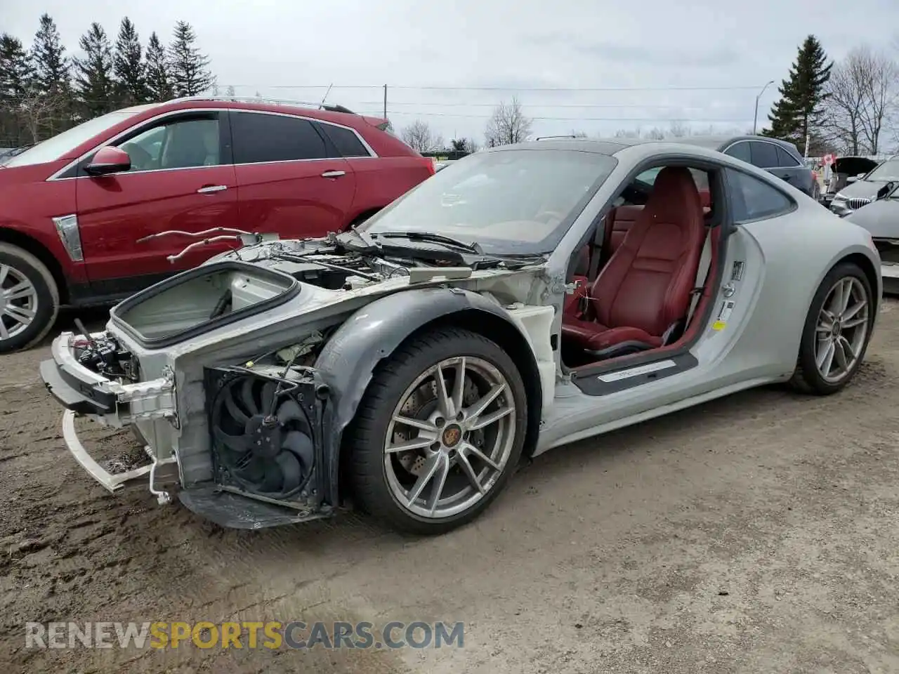 1 Photograph of a damaged car WP0AA2A9XMS205961 PORSCHE 911 2021