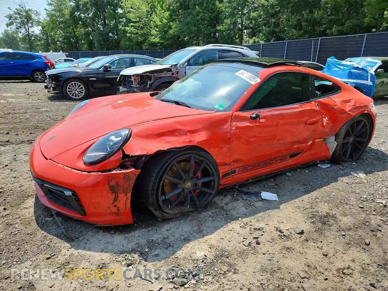 1 fotografías del automóvil dañado WP0AB2A90MS222152 PORSCHE 911 2021