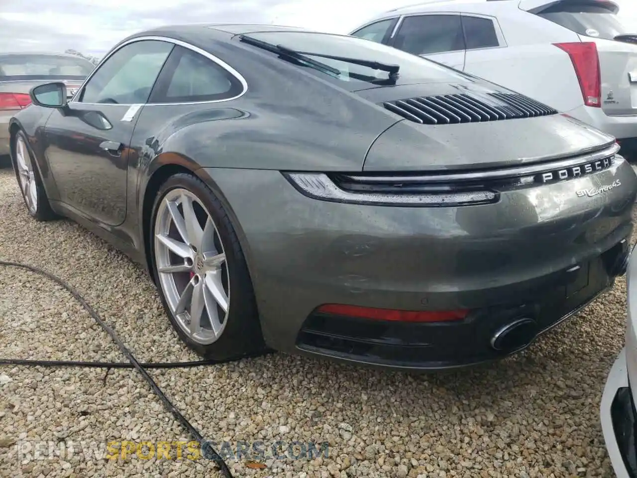 3 fotografías del automóvil dañado WP0AB2A91MS221513 PORSCHE 911 2021