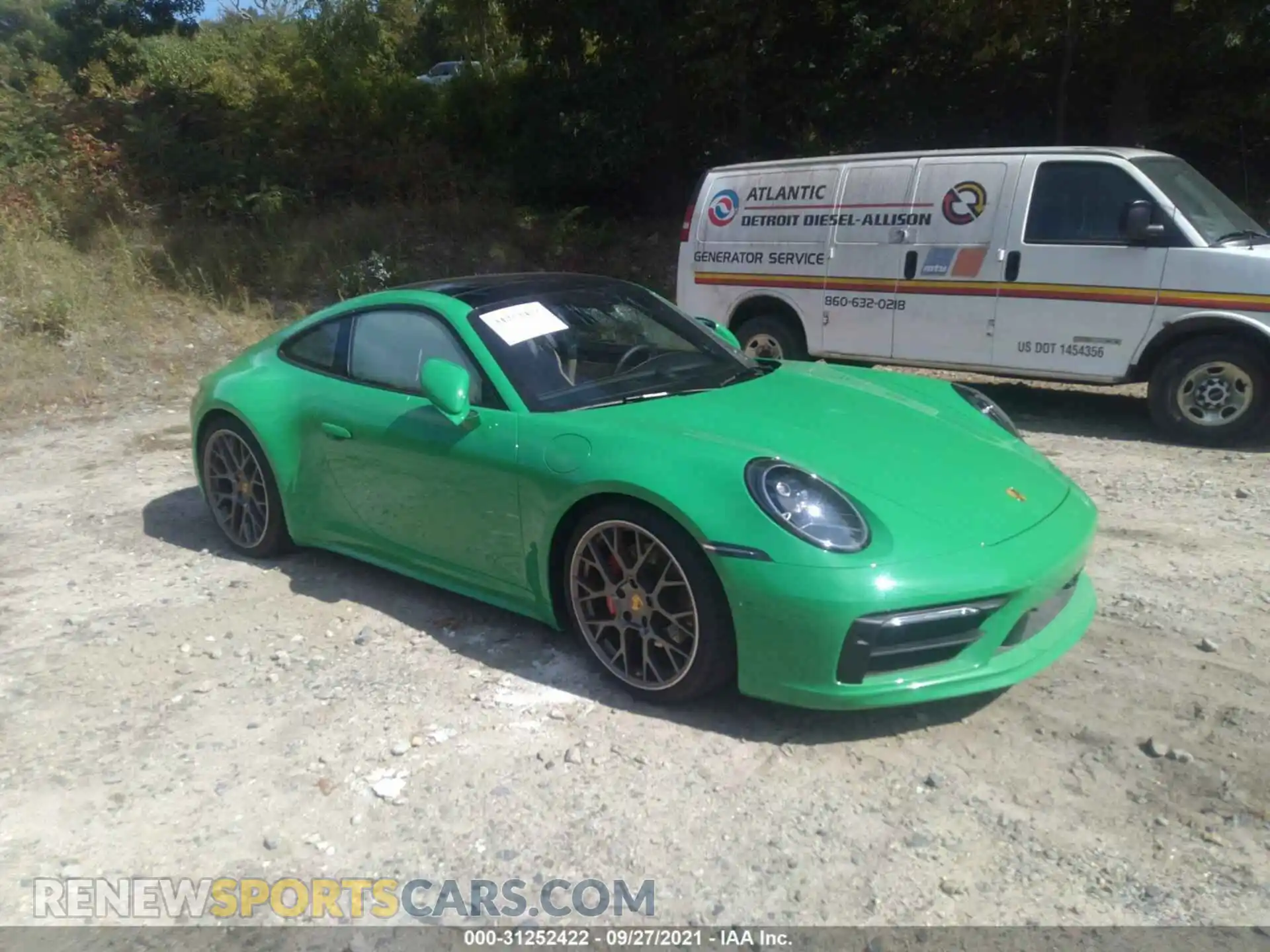 1 Photograph of a damaged car WP0AB2A92MS222900 PORSCHE 911 2021