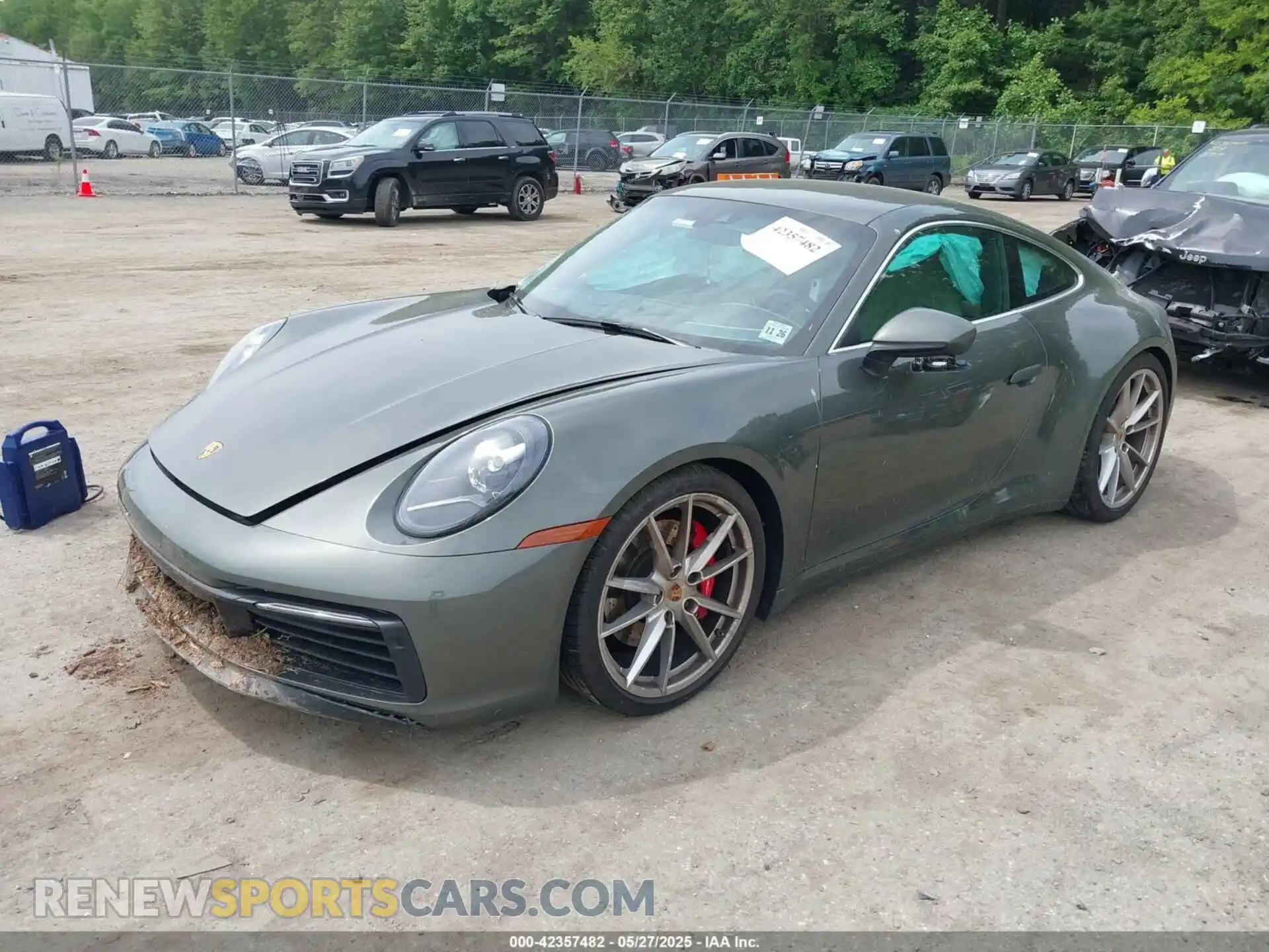 2 Photograph of a damaged car WP0AB2A97MS221855 PORSCHE 911 2021
