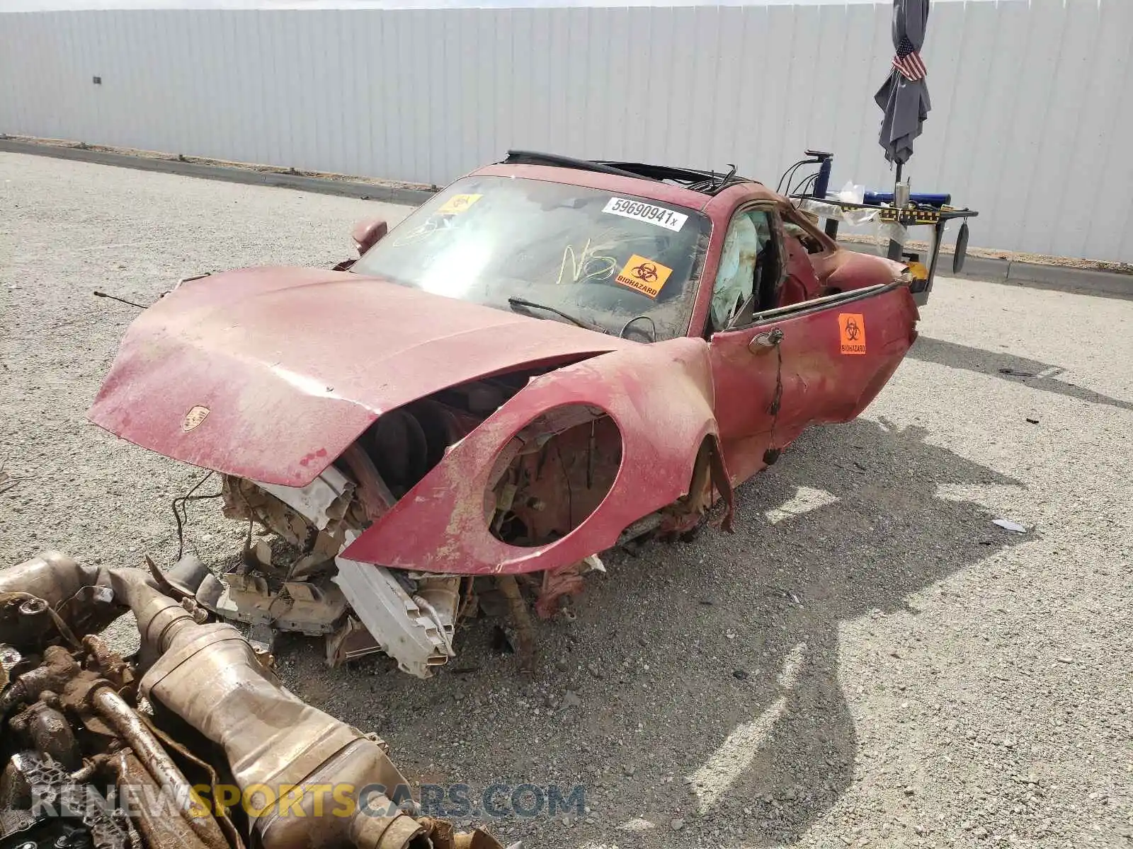 2 Photograph of a damaged car WP0AD2A95MS257361 PORSCHE 911 2021