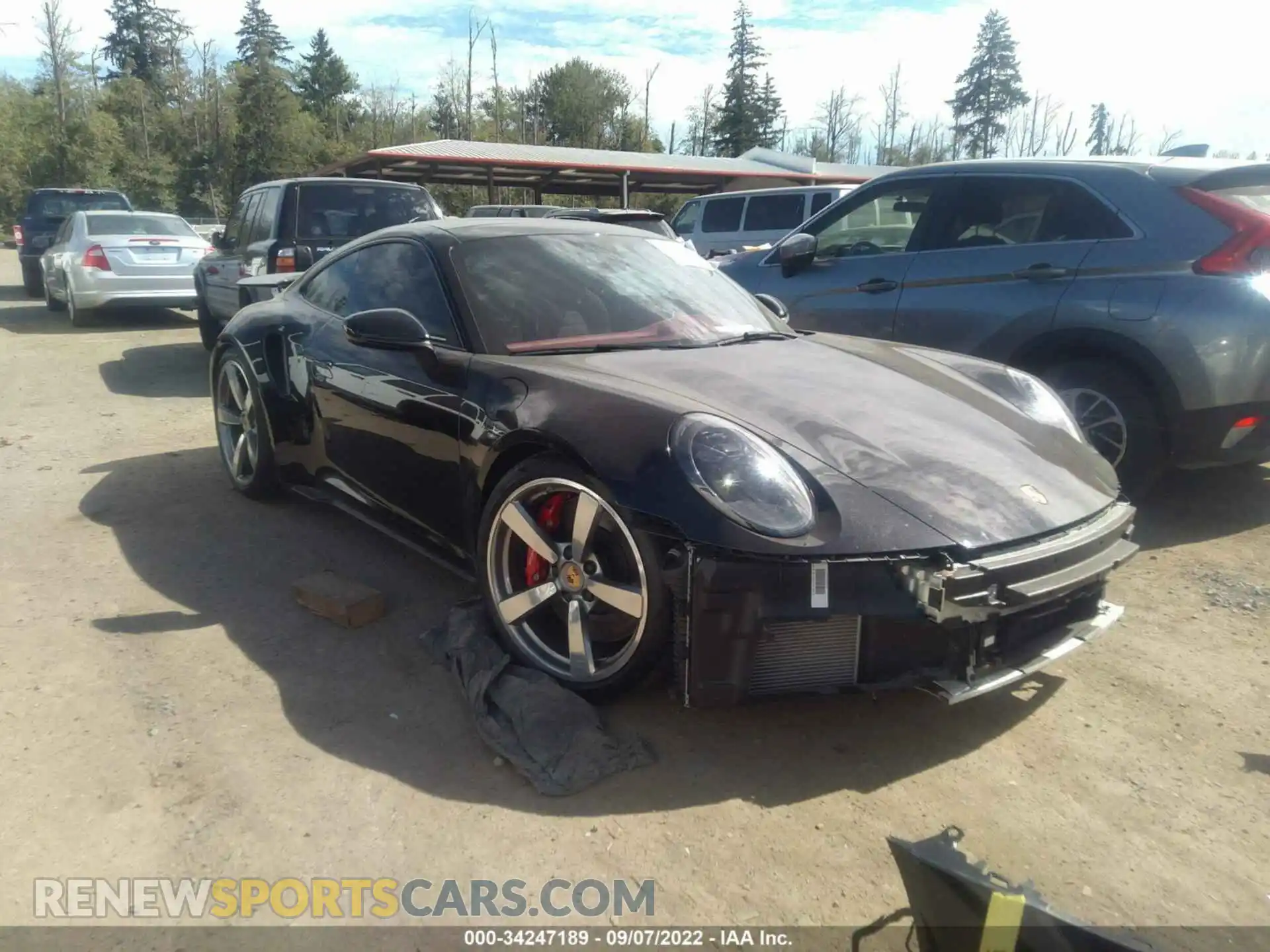 1 Photograph of a damaged car WP0AD2A95MS258560 PORSCHE 911 2021