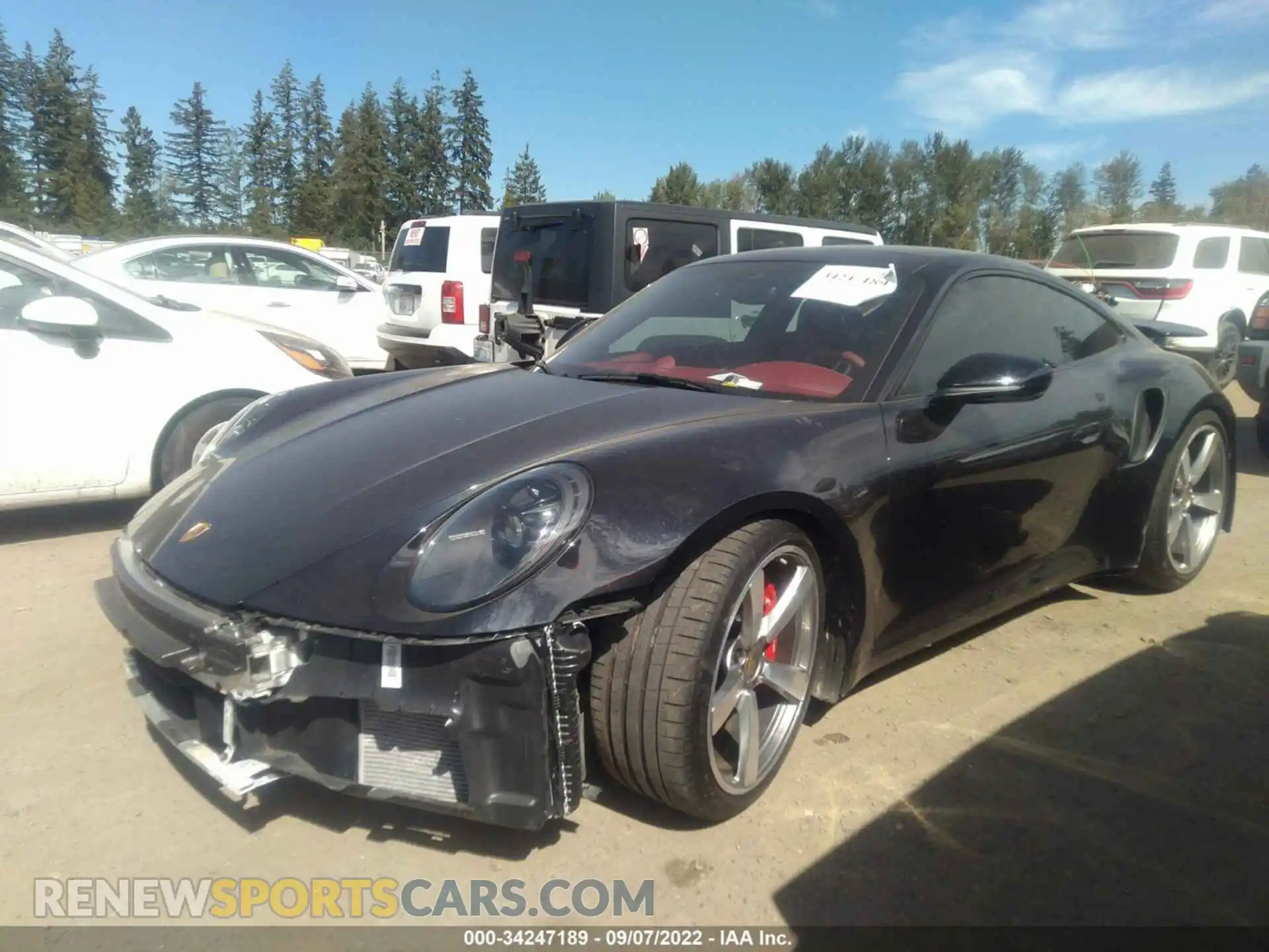2 Photograph of a damaged car WP0AD2A95MS258560 PORSCHE 911 2021