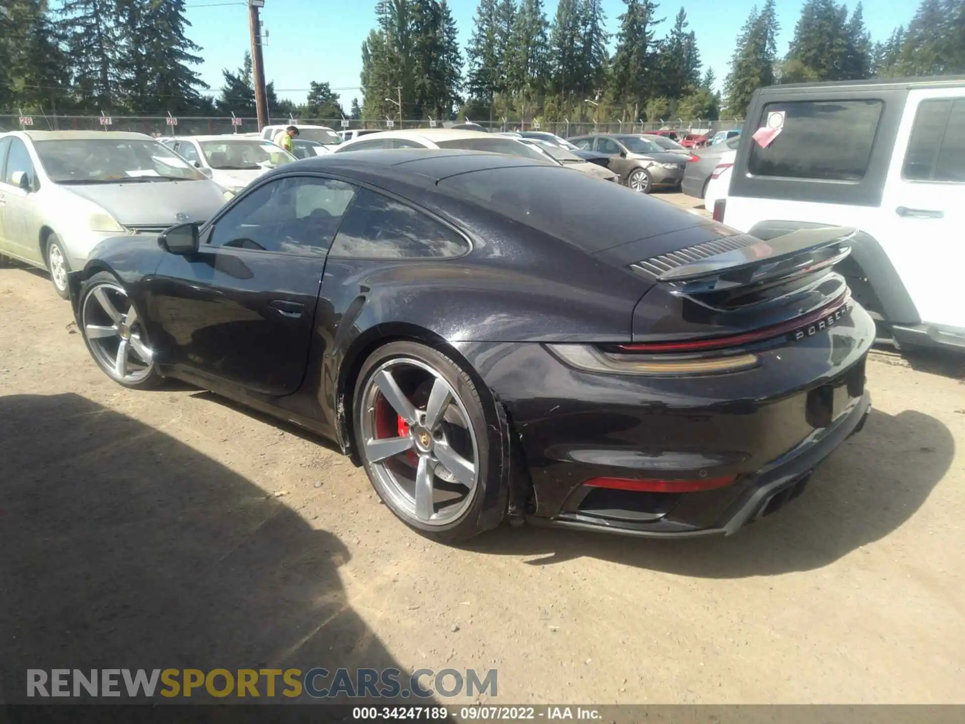 3 Photograph of a damaged car WP0AD2A95MS258560 PORSCHE 911 2021