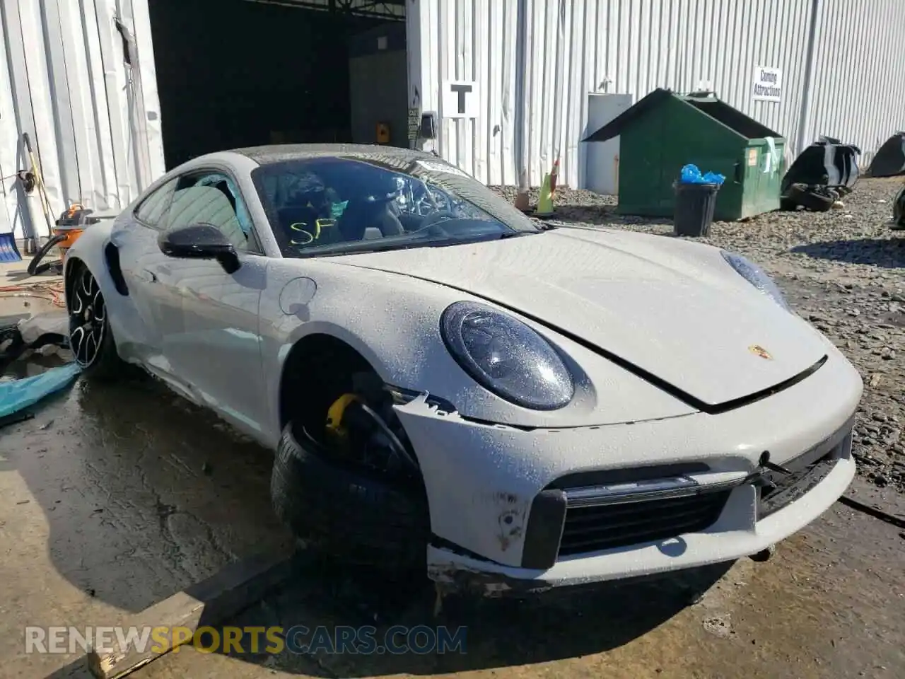 1 Photograph of a damaged car WP0AD2A97MS257538 PORSCHE 911 2021