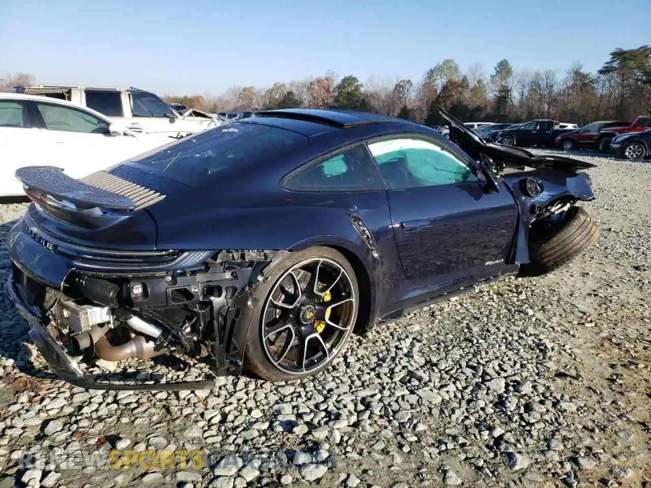 3 fotografías del automóvil dañado WP0AD2A9XMS257811 PORSCHE 911 2021