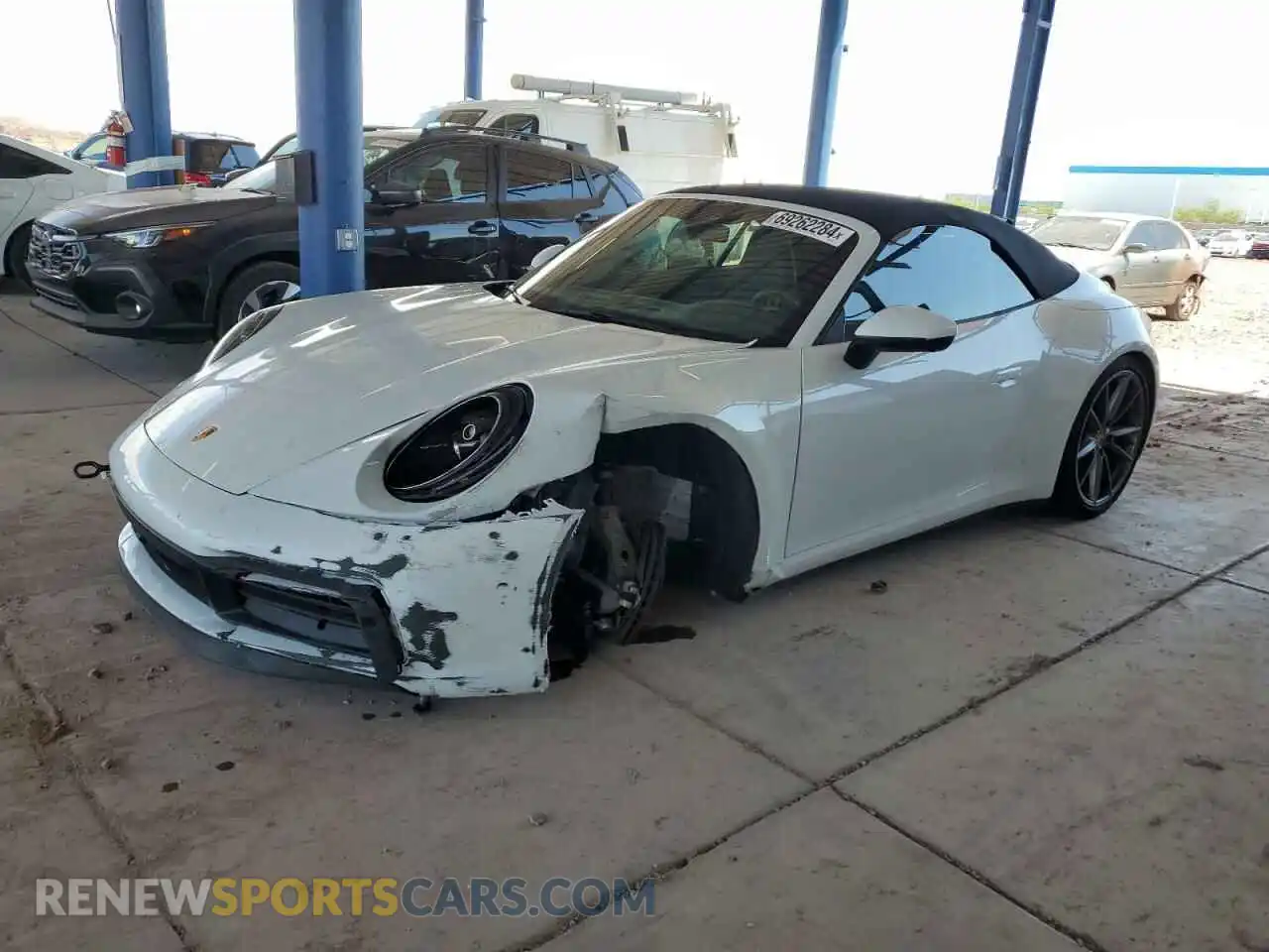 1 Photograph of a damaged car WP0CB2A92MS248261 PORSCHE 911 2021