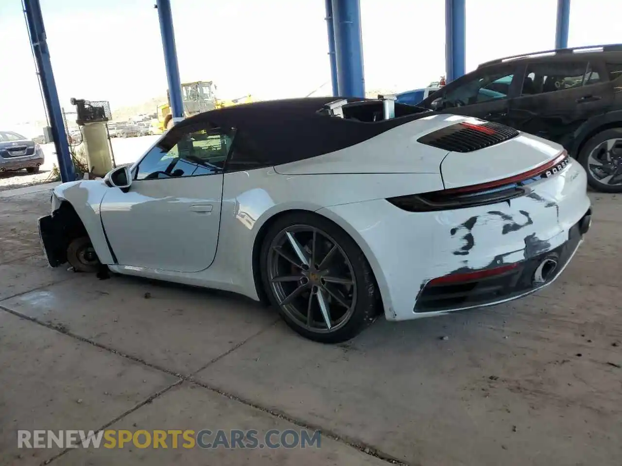 2 Photograph of a damaged car WP0CB2A92MS248261 PORSCHE 911 2021