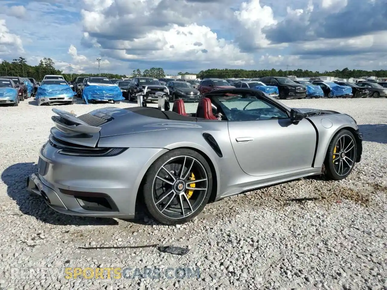 3 fotografías del automóvil dañado WP0CD2A95MS263475 PORSCHE 911 2021