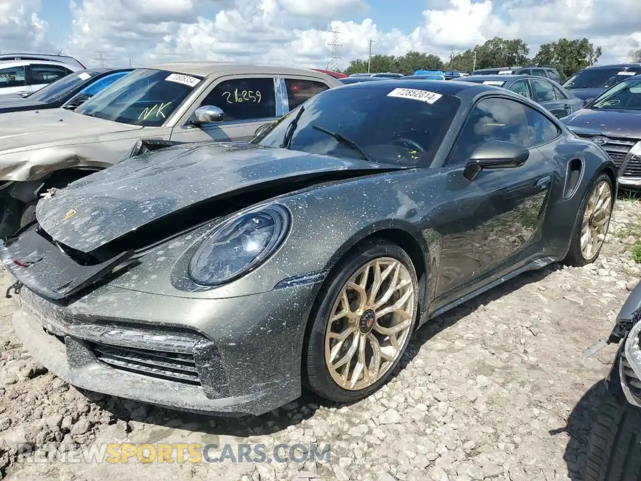 1 Photograph of a damaged car WP0AD2A99PS258016 PORSCHE 911 2023